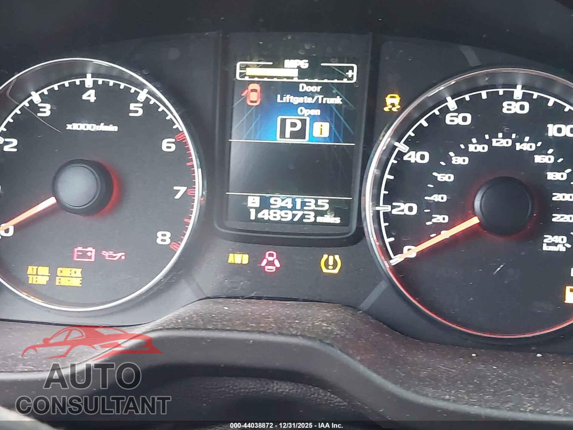 SUBARU OUTBACK 2013 - 4S4BRBLC1D3226175