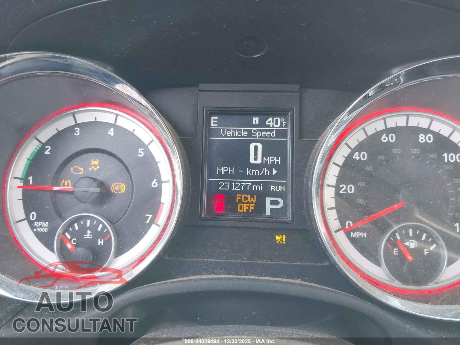 DODGE DURANGO 2012 - 1C4RDJEG3CC336977