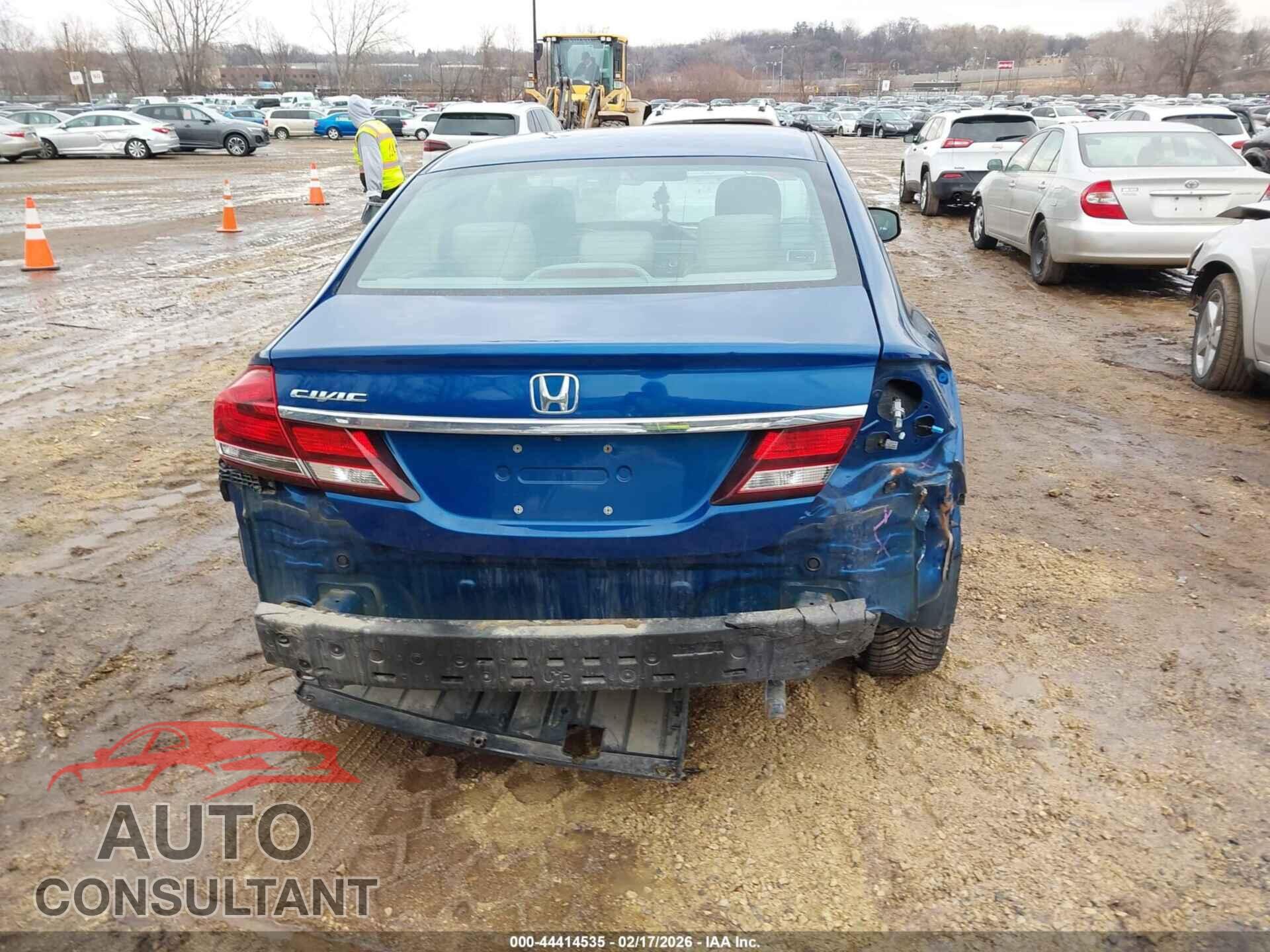 HONDA CIVIC 2013 - 19XFB2F90DF080364
