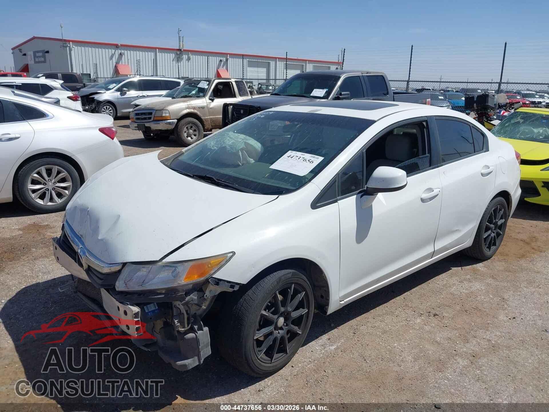 HONDA CIVIC 2012 - 2HGFB2F87CH606474