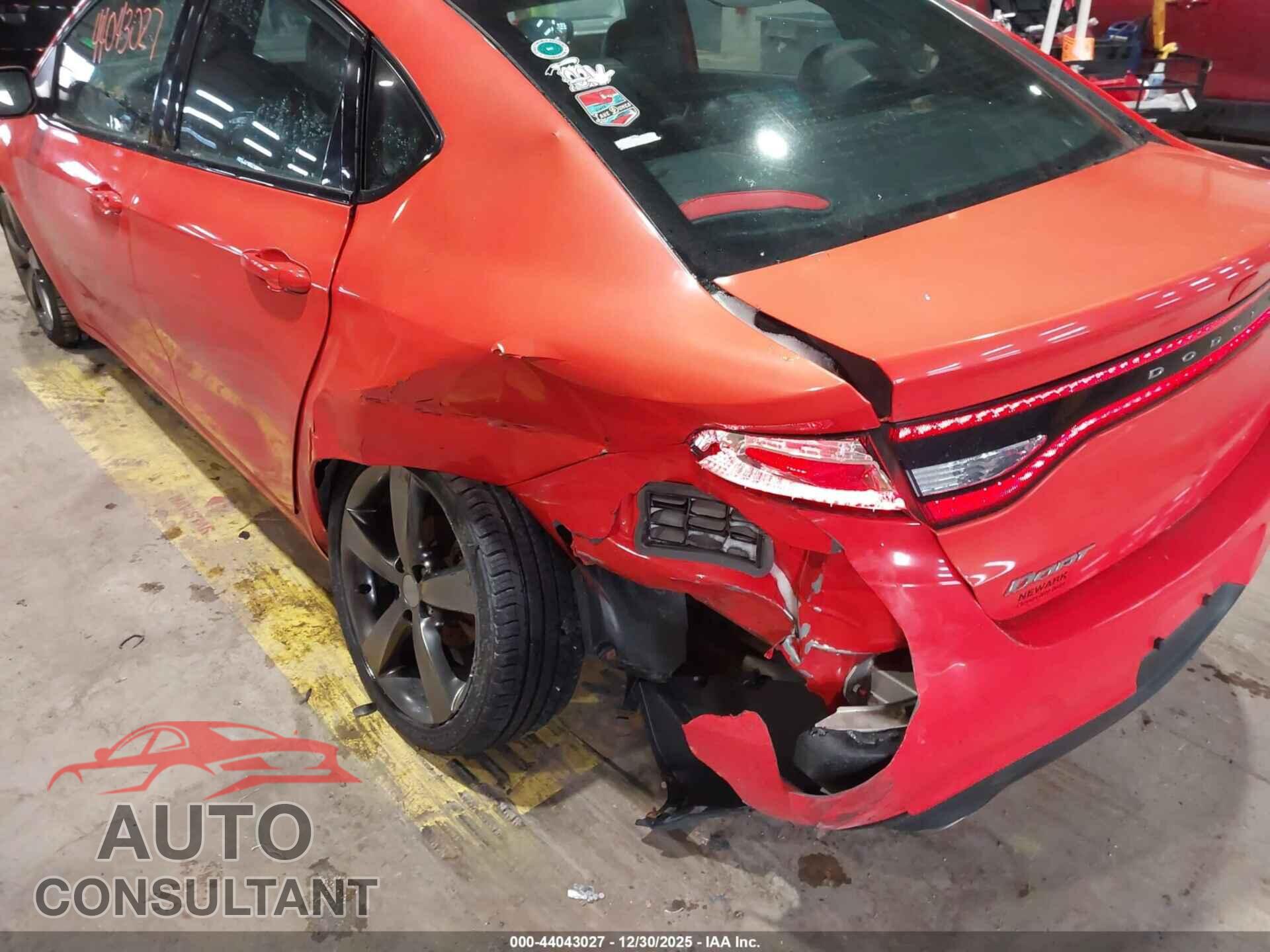 DODGE DART 2016 - 1C3CDFEB6GD624794