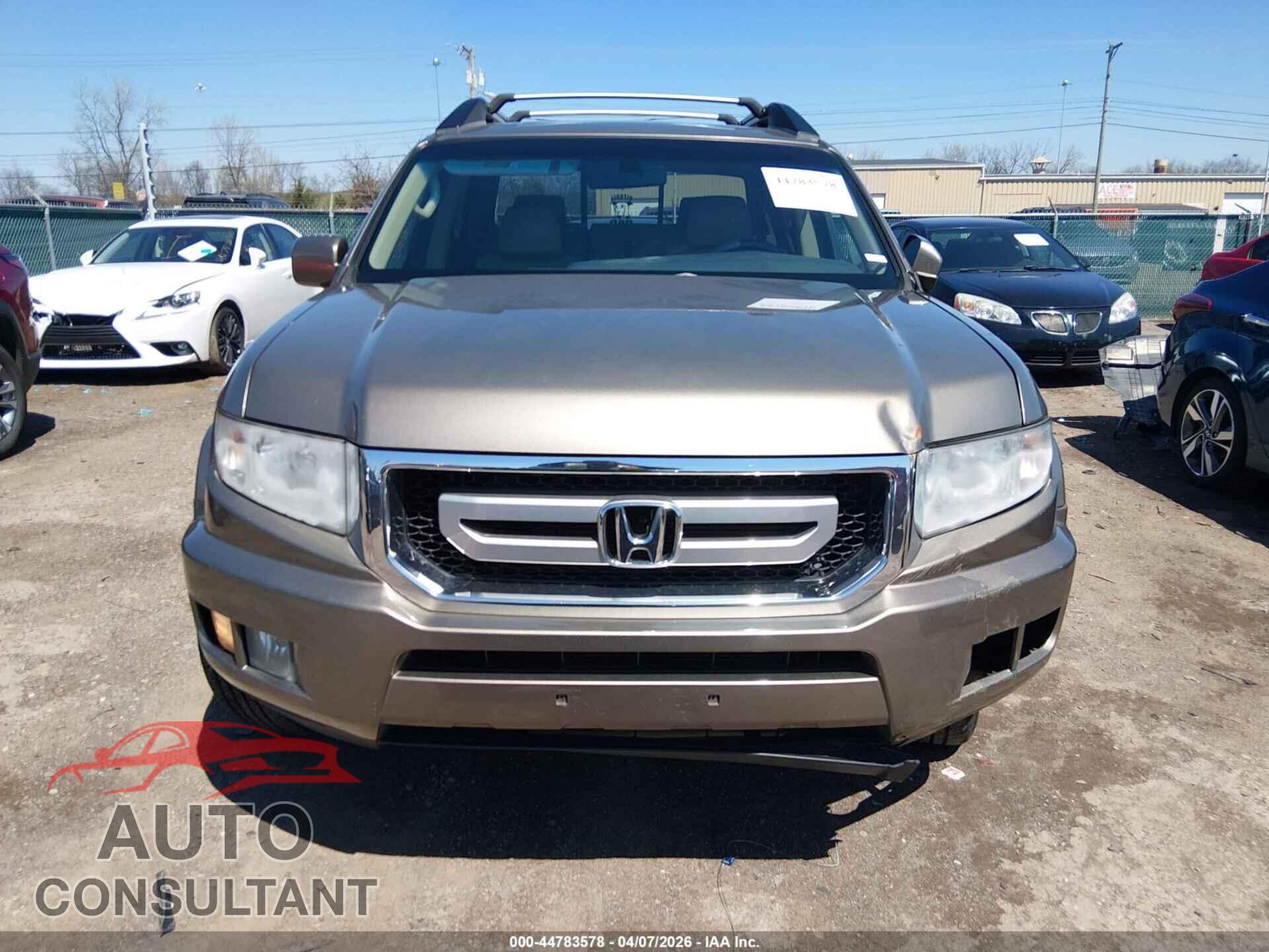 HONDA RIDGELINE 2011 - 5FPYK1F51BB452329