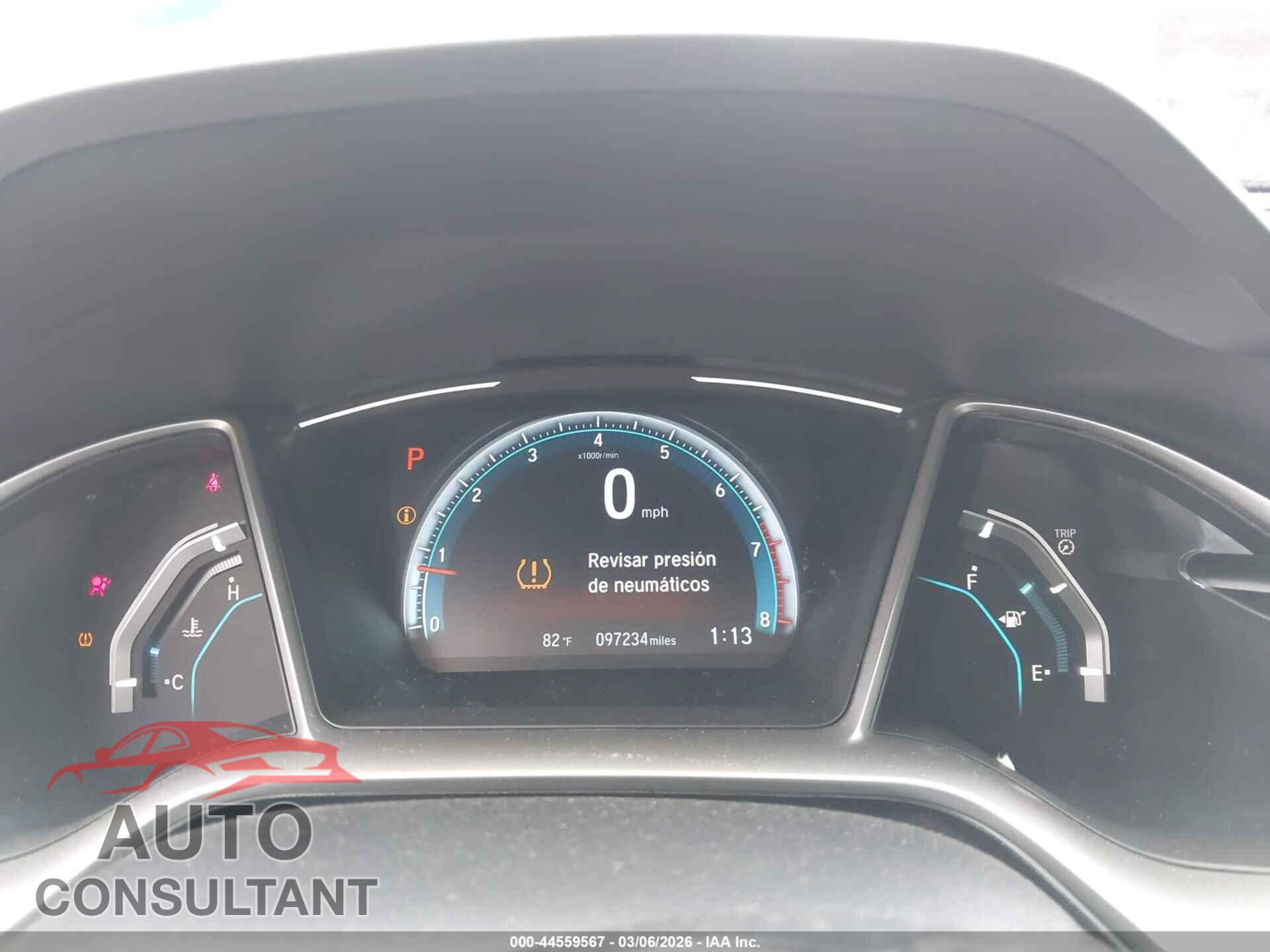 HONDA CIVIC 2017 - 19XFC2F78HE067708