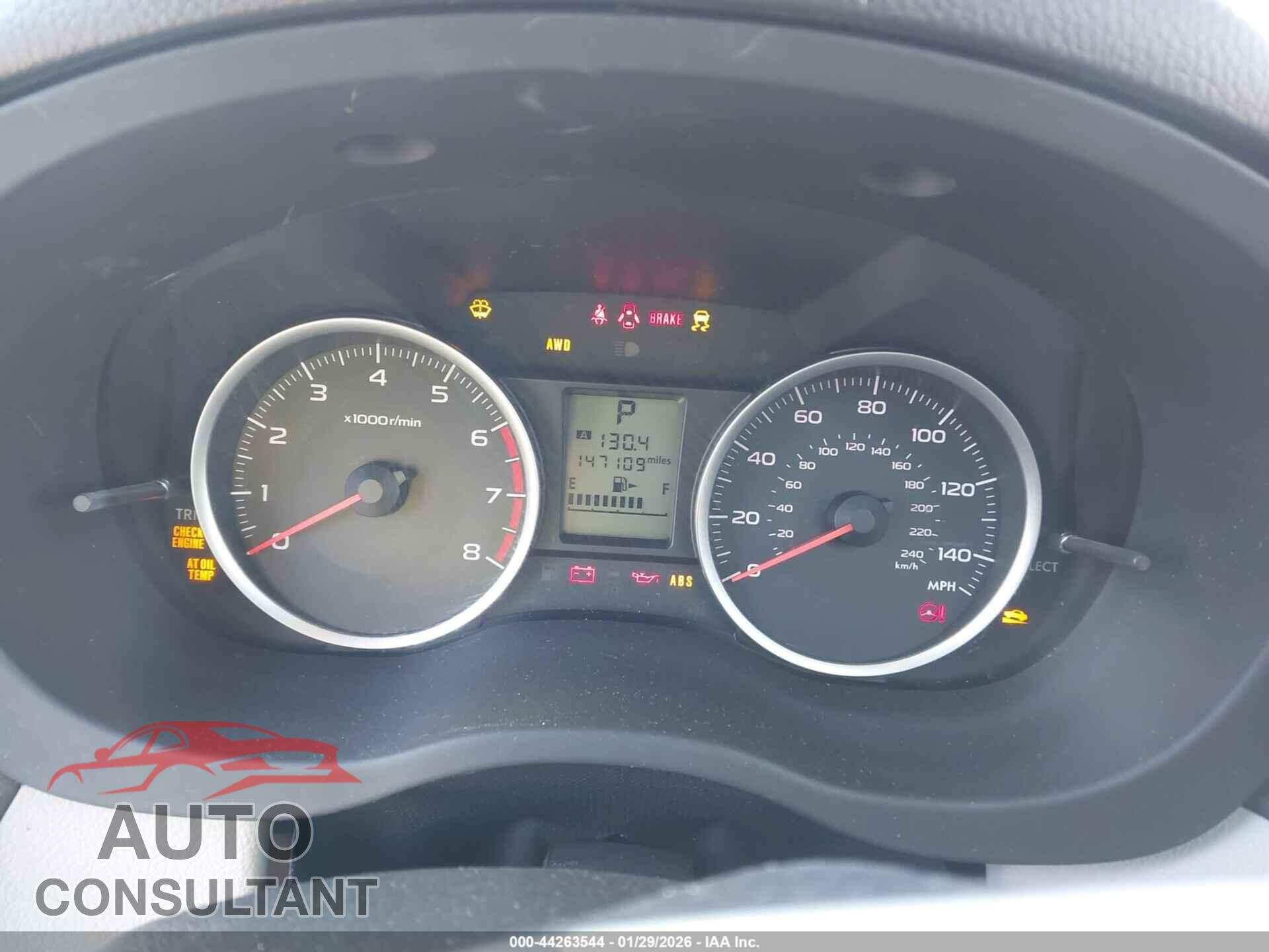 SUBARU FORESTER 2014 - JF2SJAEC7EH459471