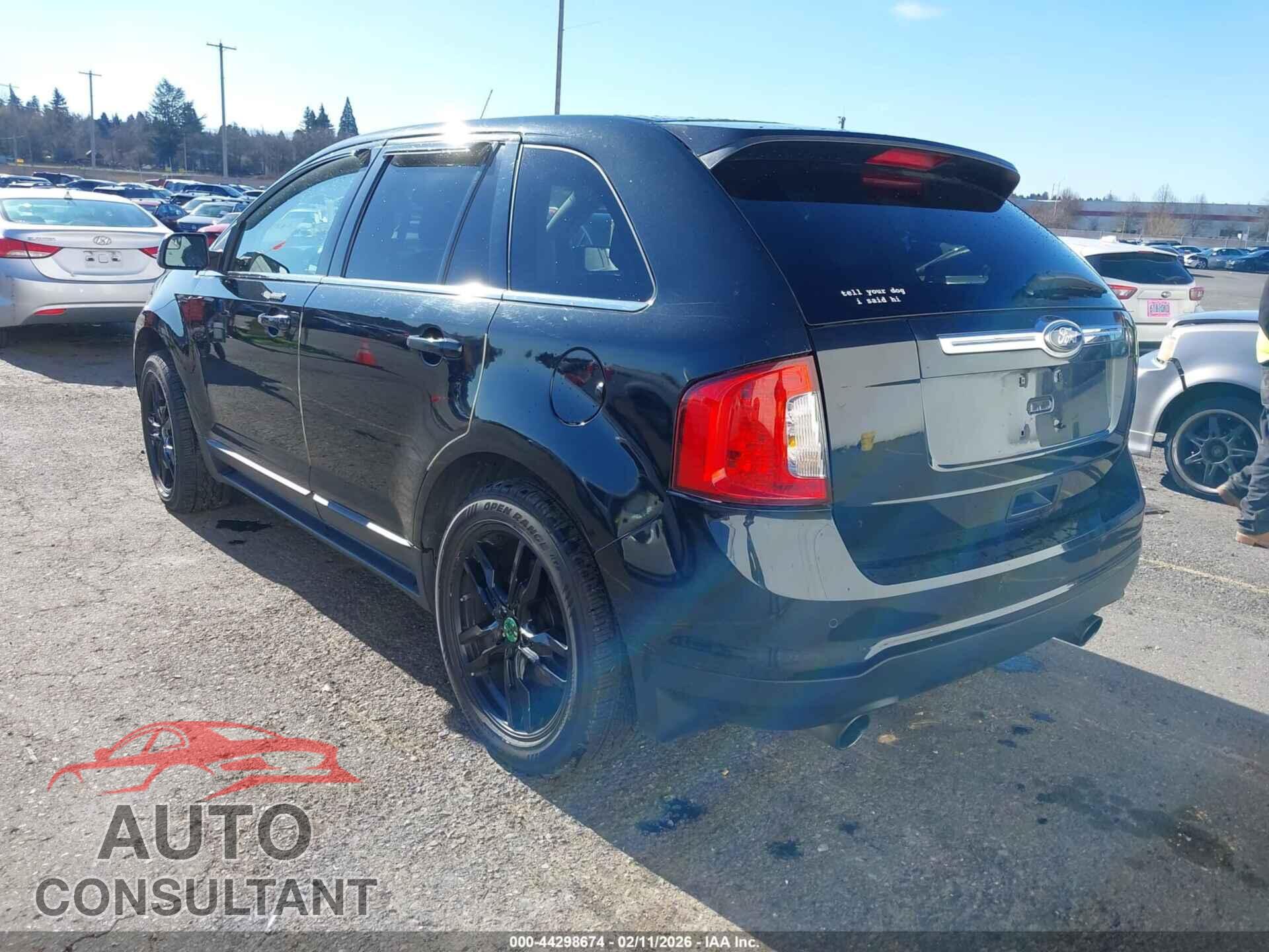 FORD EDGE 2012 - 2FMDK3K92CBA60594