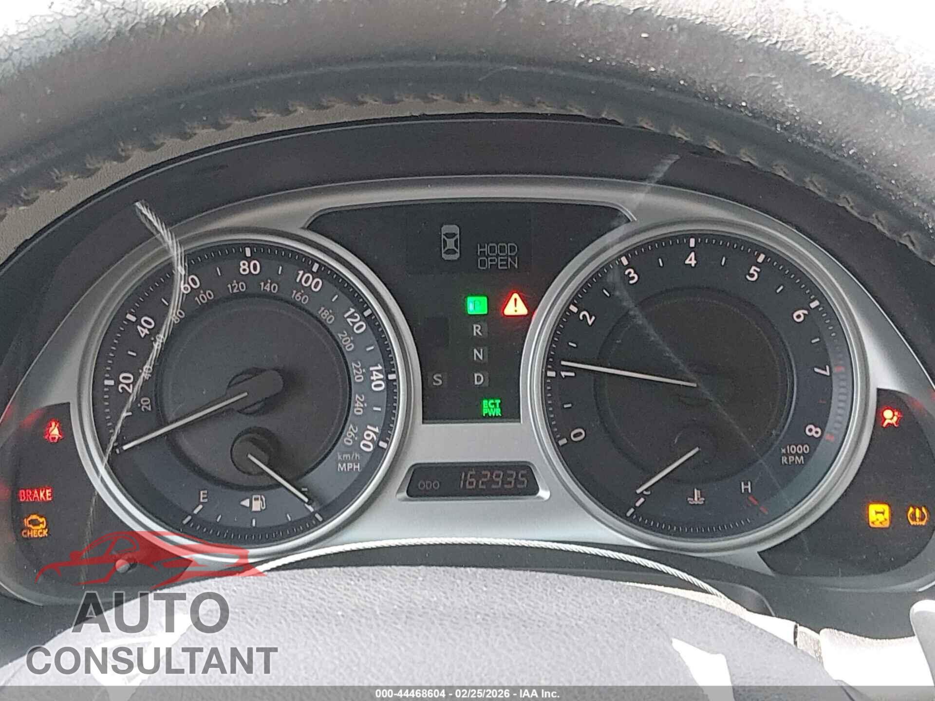 LEXUS IS 250 2010 - JTHBF5C20A5122880