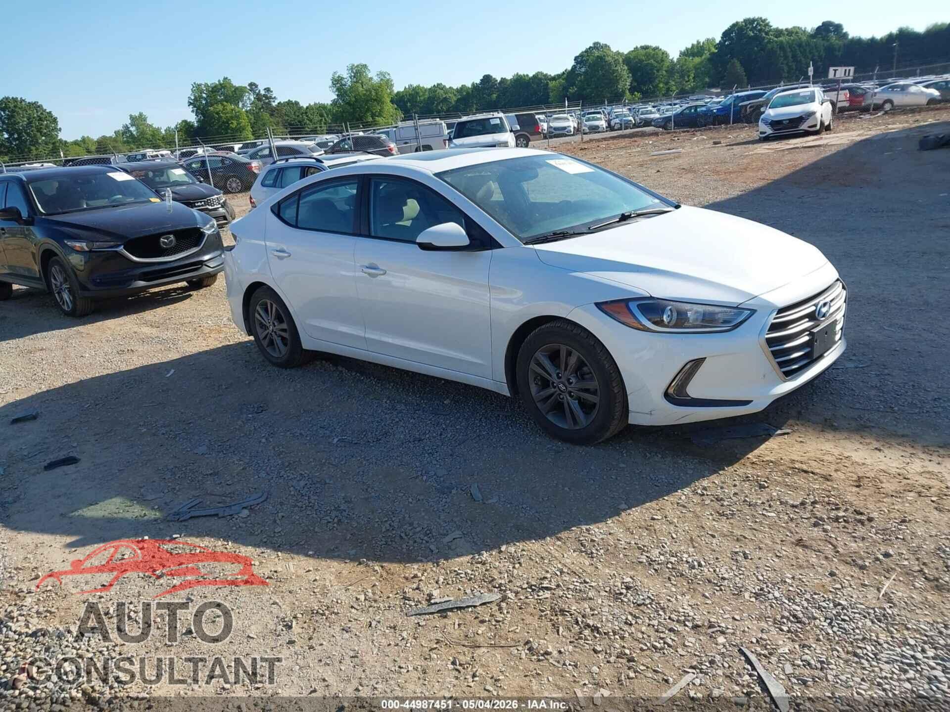 HYUNDAI ELANTRA 2018 - 5NPD84LF7JH253564