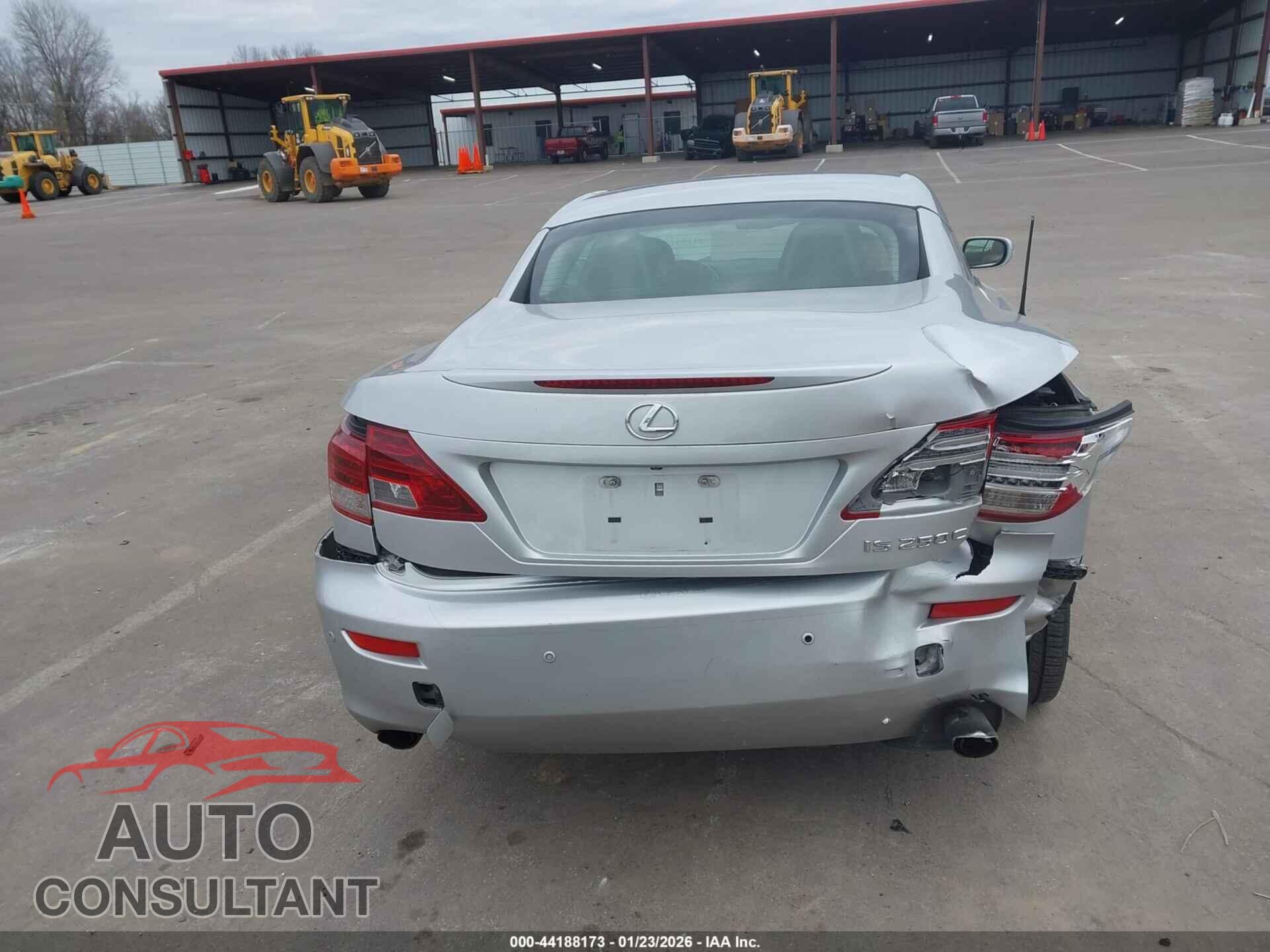 LEXUS IS 250C 2011 - JTHFF2C28B2515206