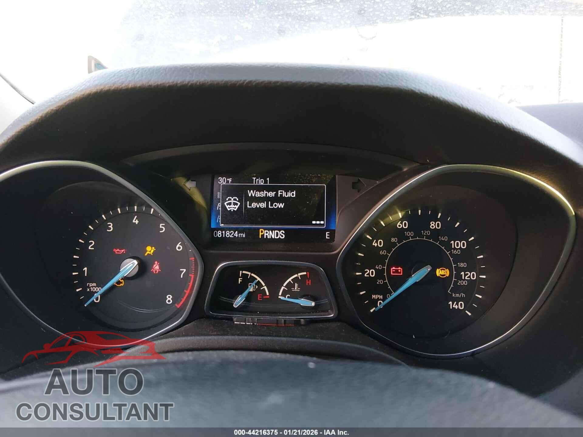 FORD FOCUS 2017 - 1FADP3FE6HL292481