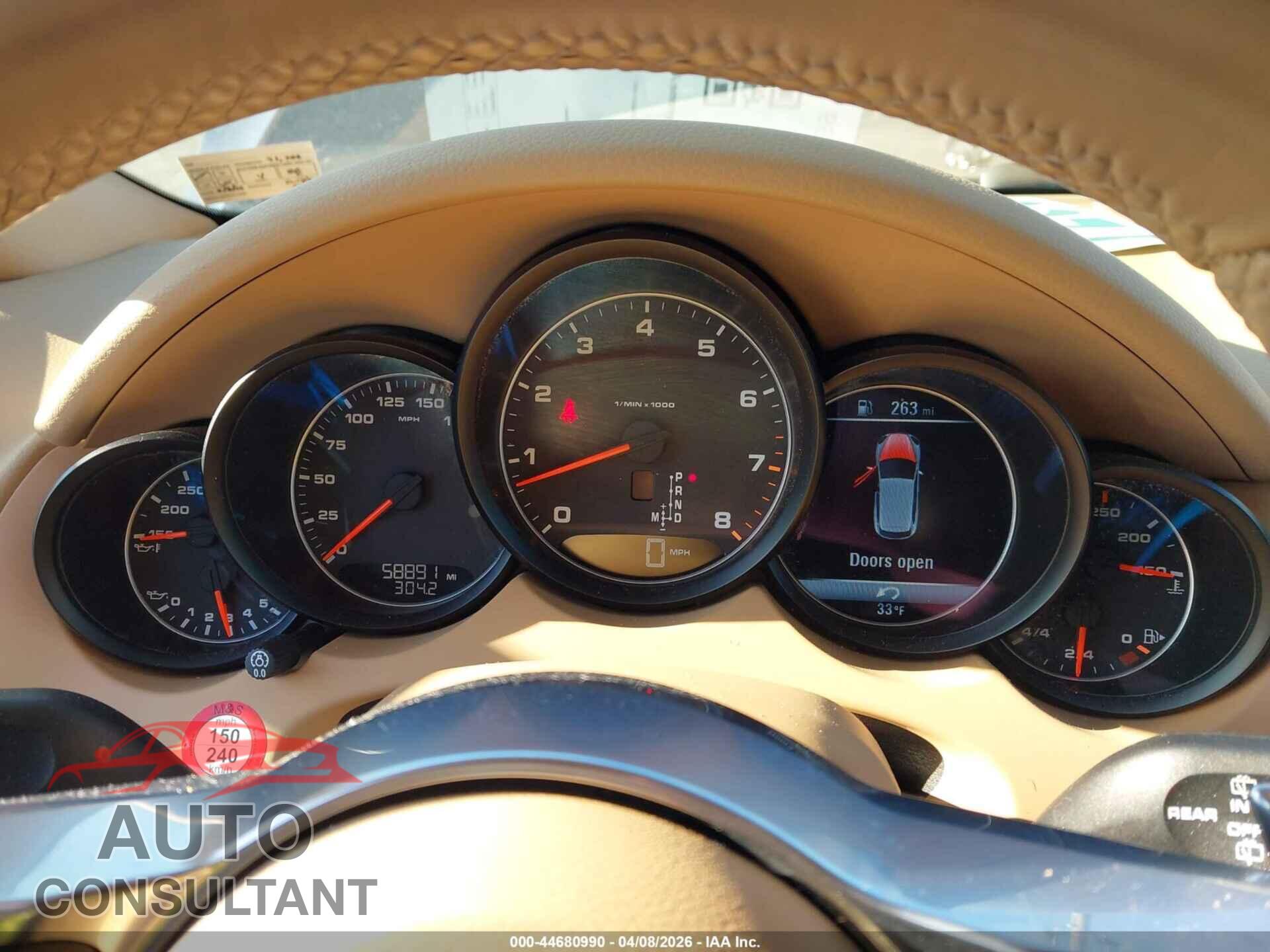 PORSCHE CAYENNE 2016 - WP1AA2A22GLA11487