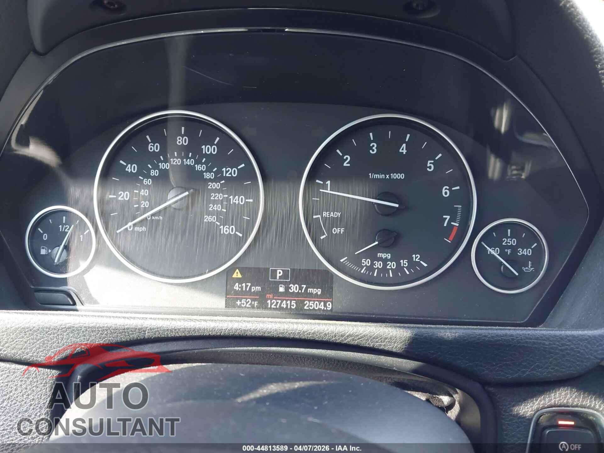 BMW 320I 2014 - WBA3C3C55EF985328