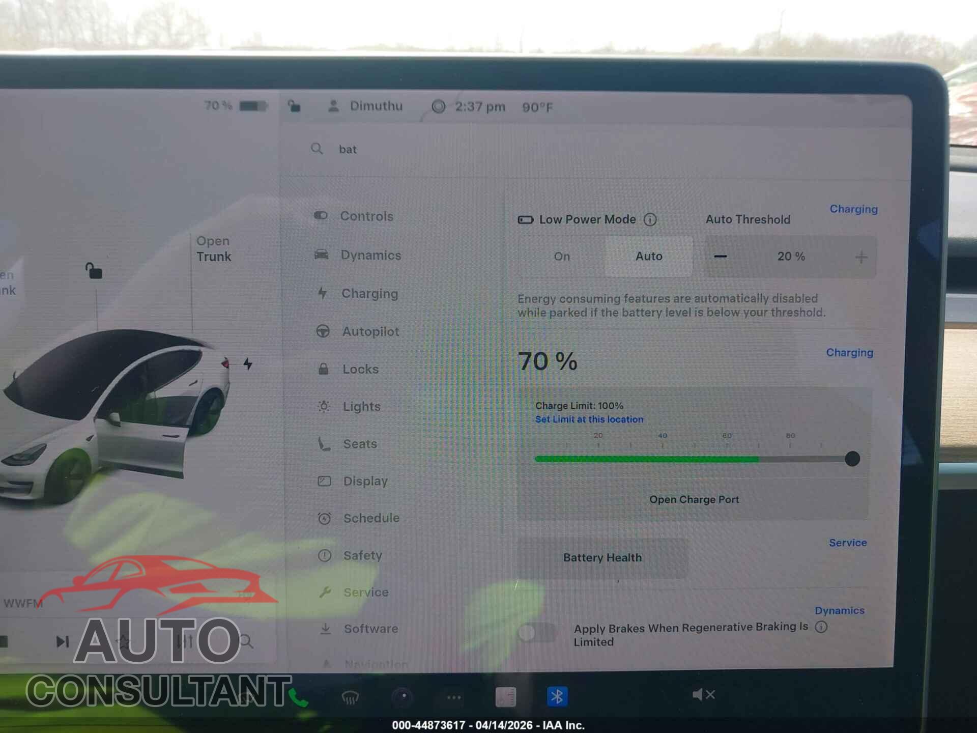 TESLA MODEL 3 2021 - 5YJ3E1EA3MF048024