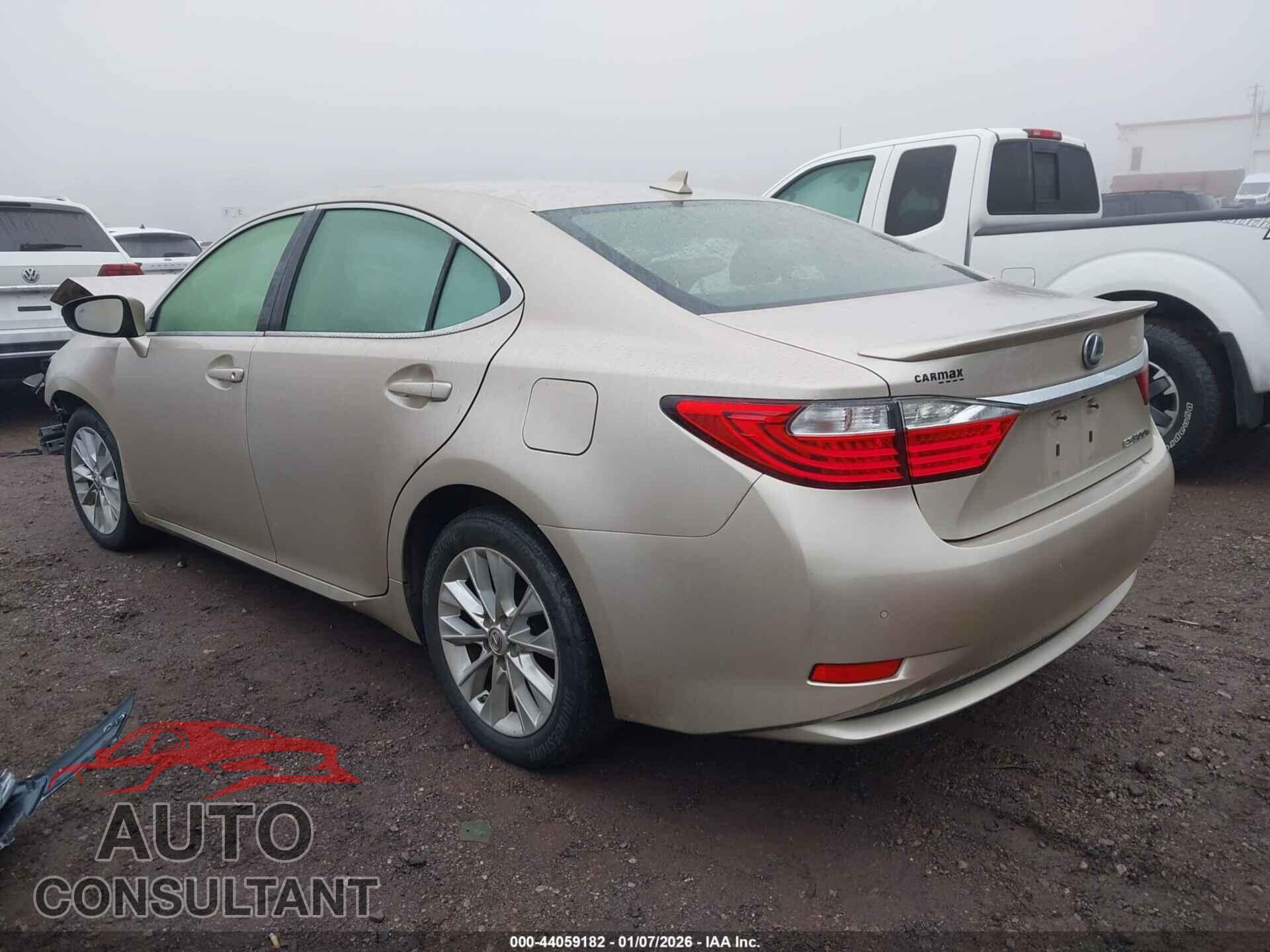 LEXUS ES 300H 2013 - JTHBW1GG1D2022291