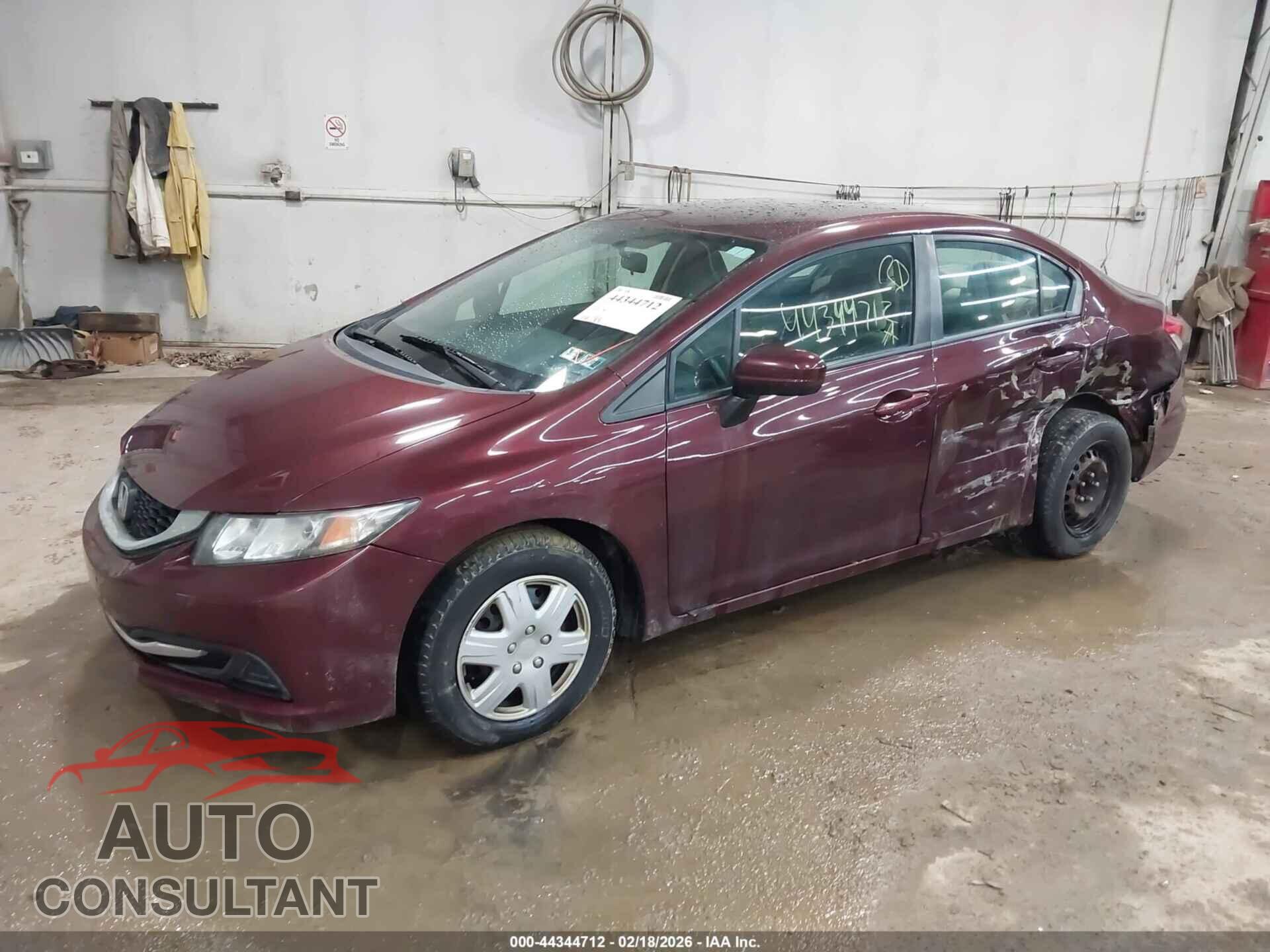 HONDA CIVIC 2013 - 19XFB2F54DE081004