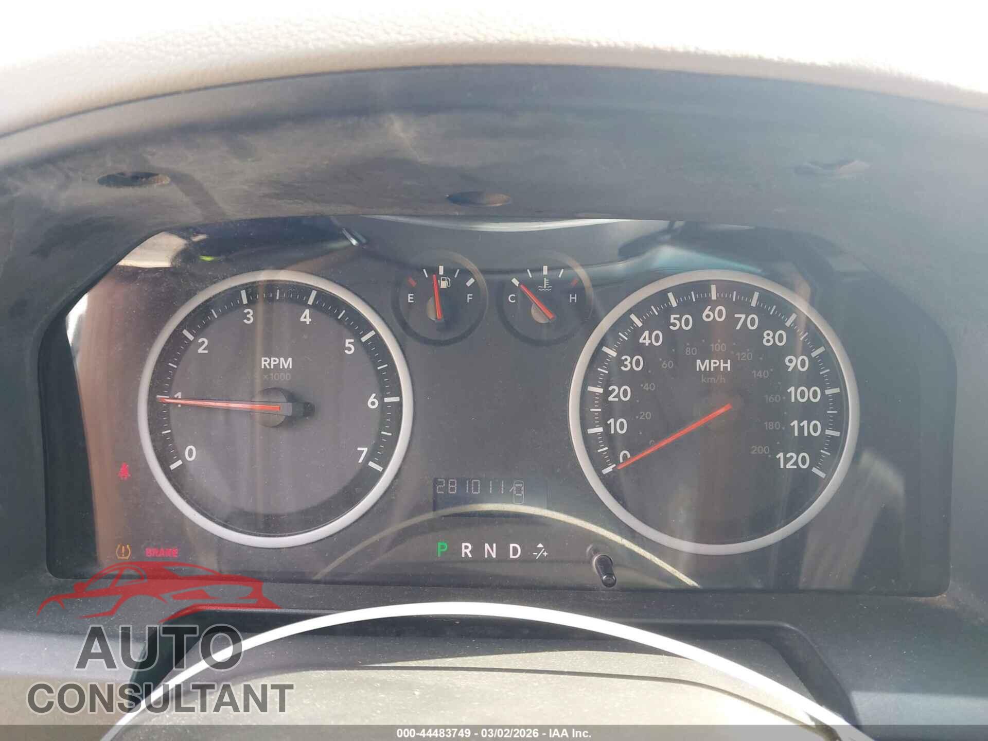 DODGE RAM 1500 2009 - 1D3HB18K69S704298