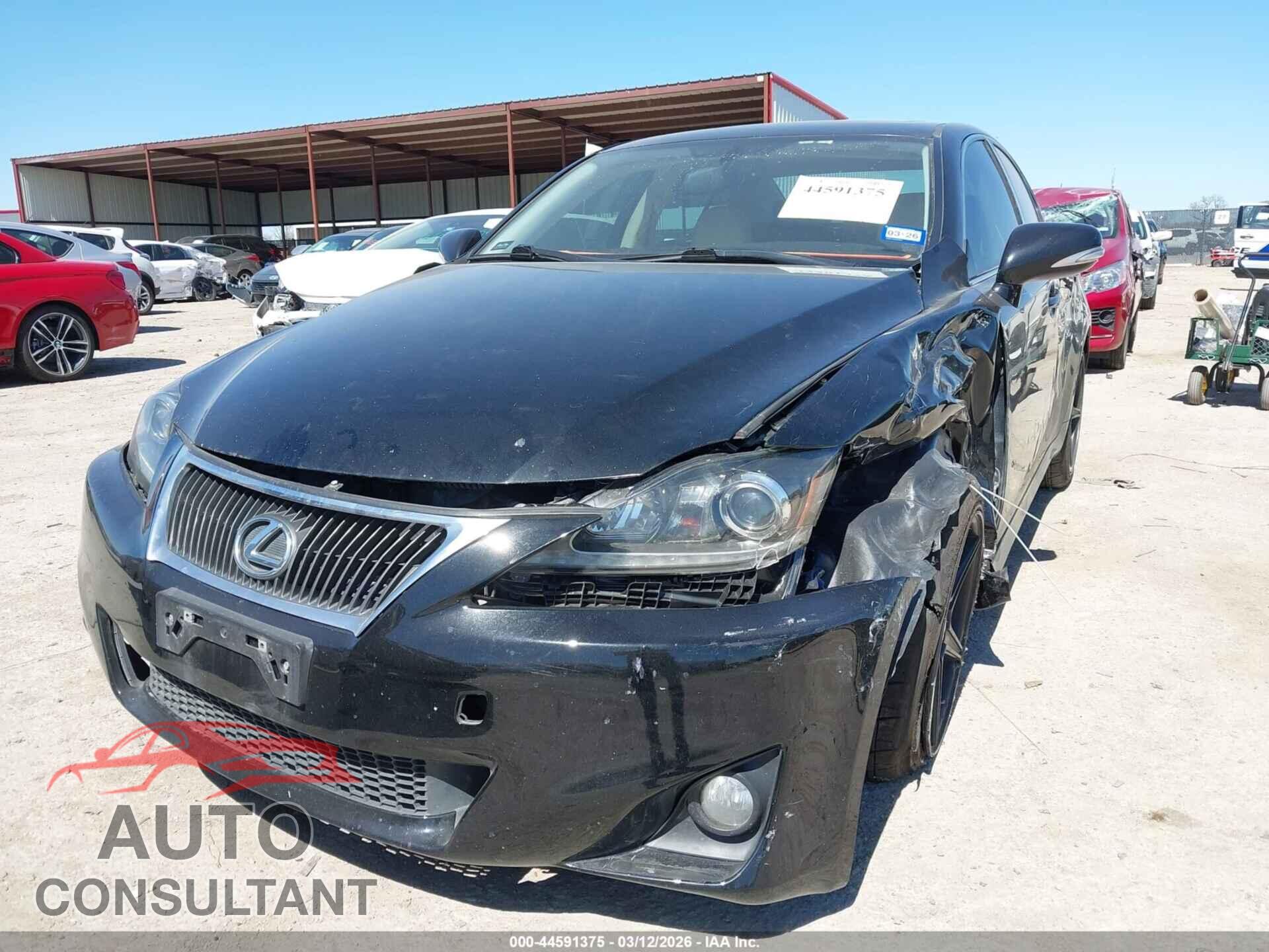 LEXUS IS 350 2012 - JTHBE5C28C5028459