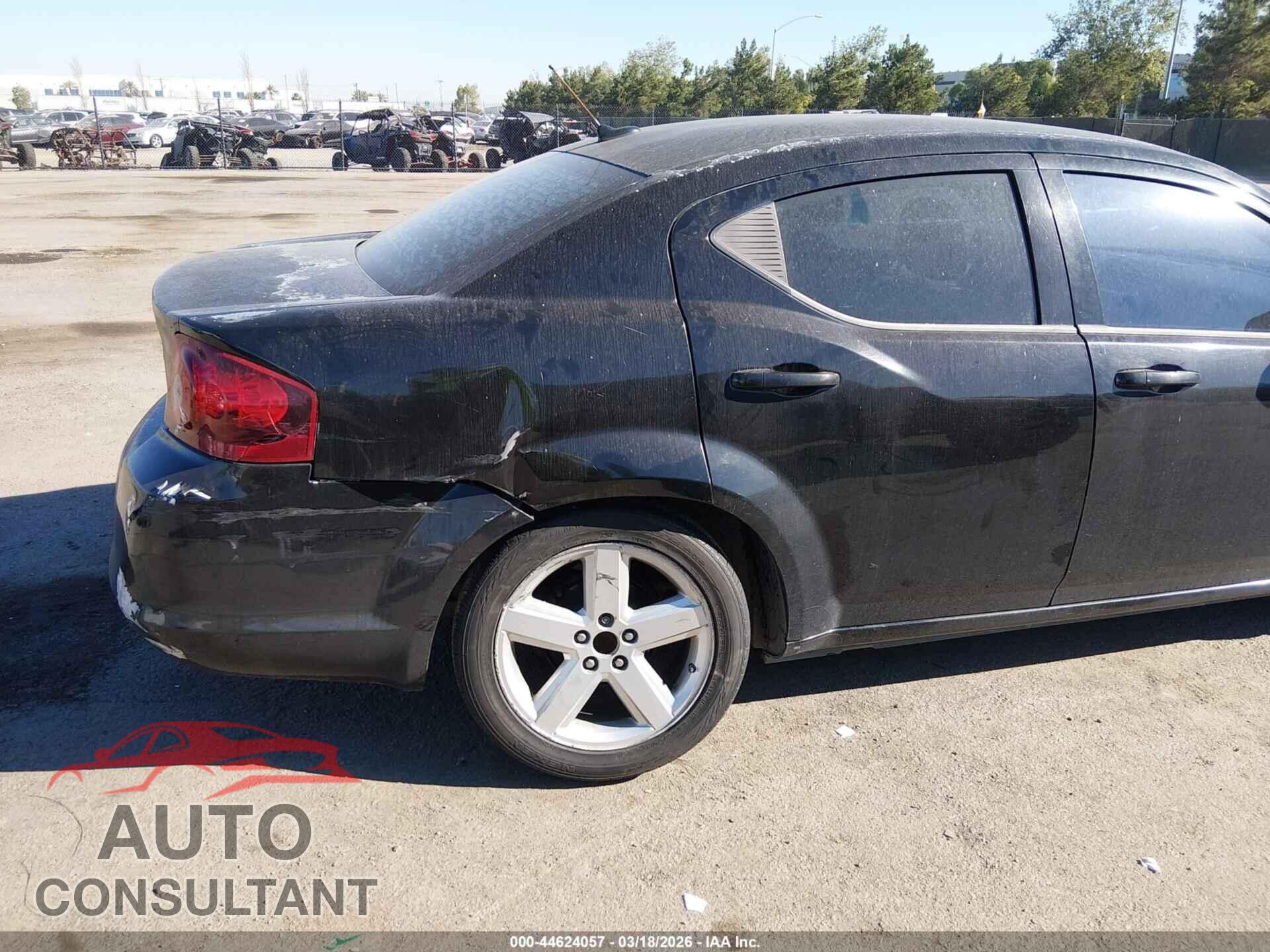 DODGE AVENGER 2013 - 1C3CDZAB4DN535495