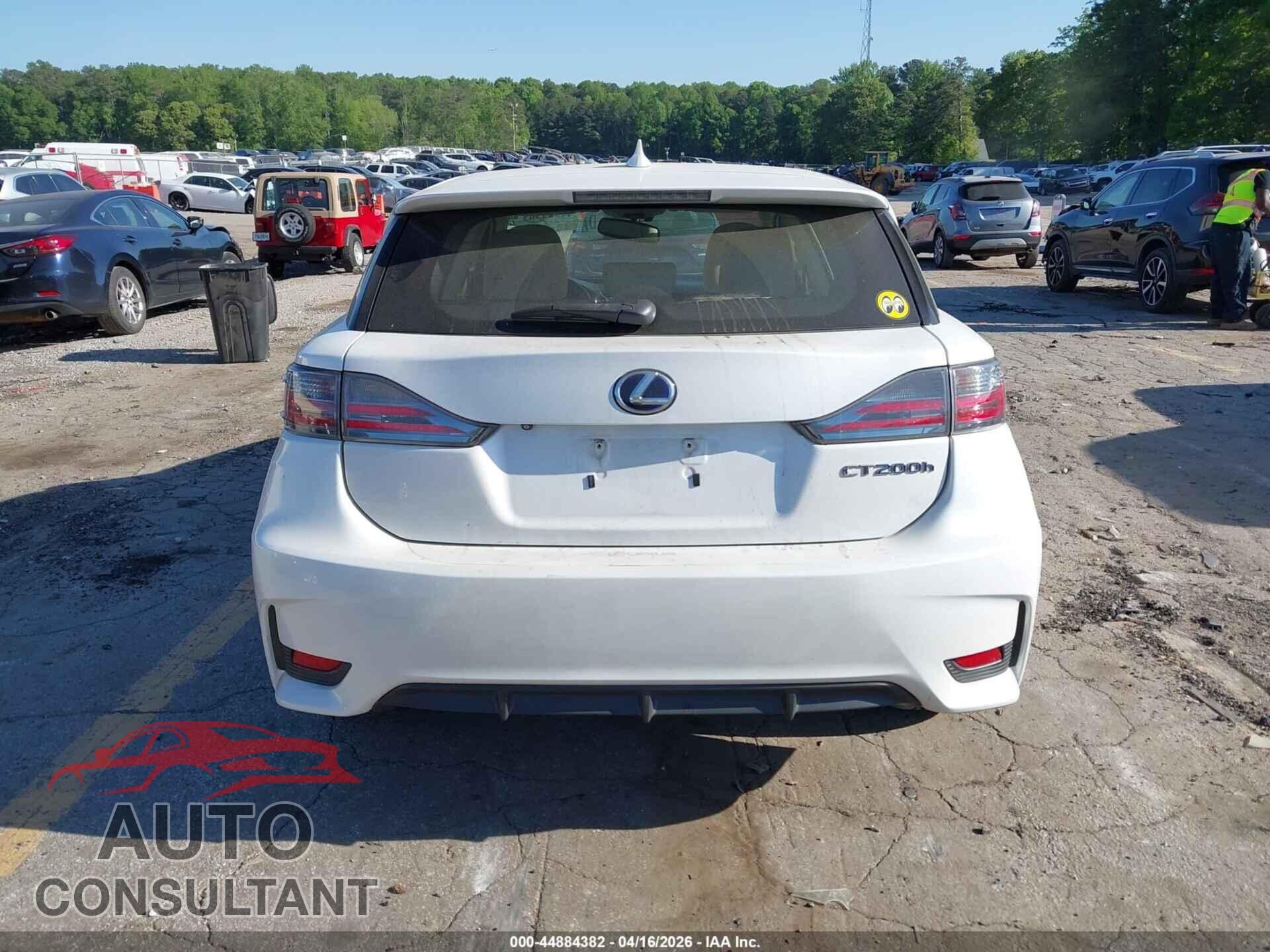 LEXUS CT 200H 2014 - JTHKD5BH2E2195607