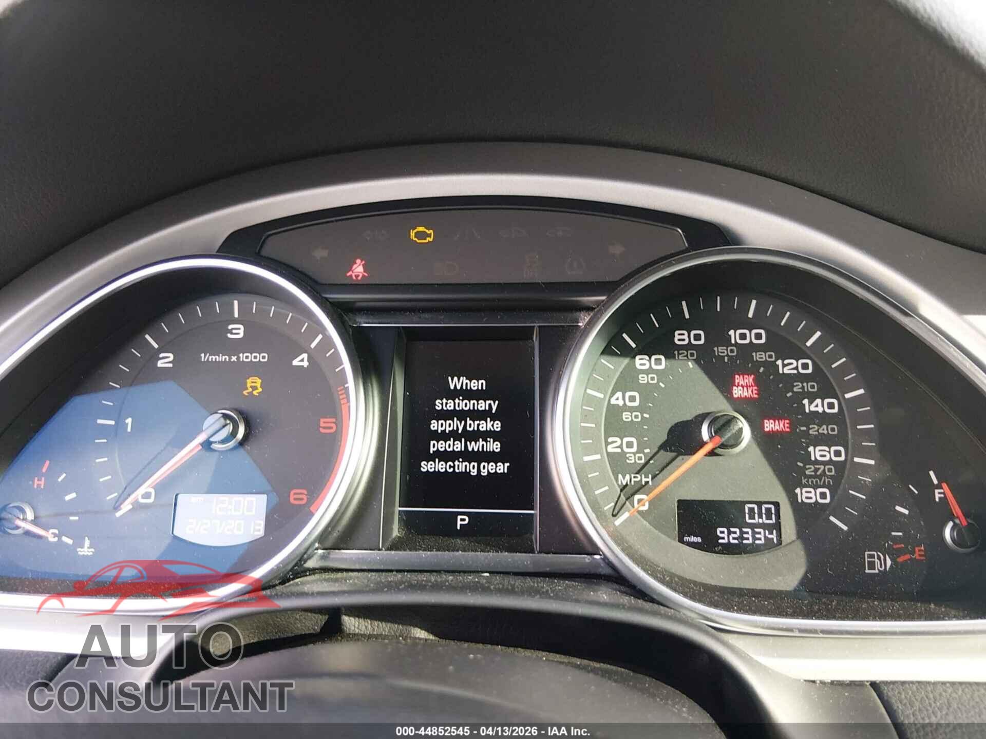 AUDI Q7 2014 - WA1LMAFE4ED014505