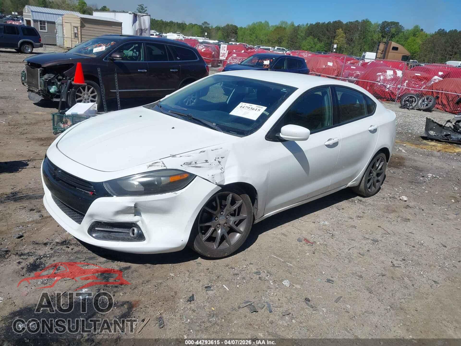 DODGE DART 2013 - 1C3CDFBA1DD300353