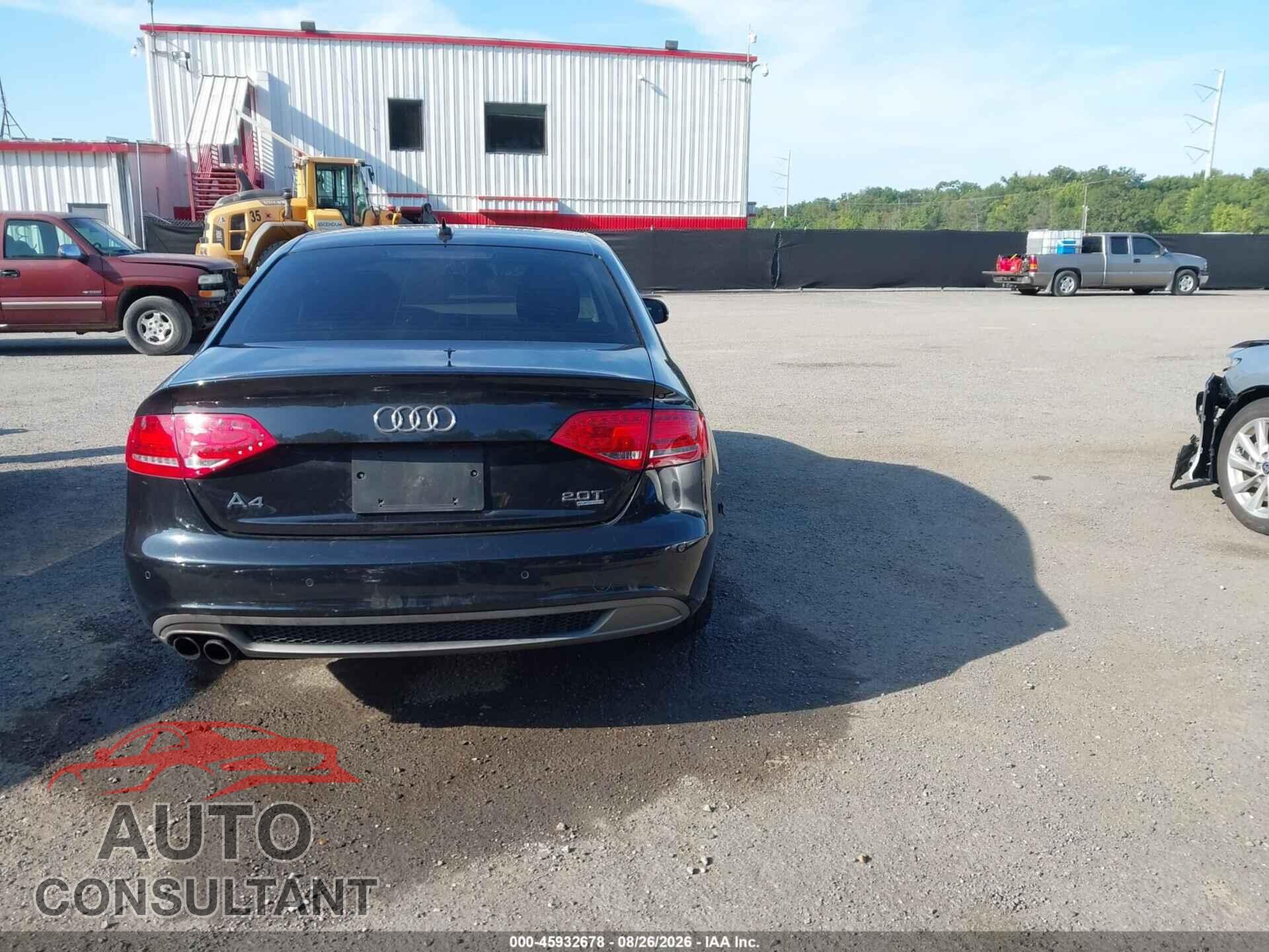 AUDI A4 2012 - WAUKFBFL1CA088878