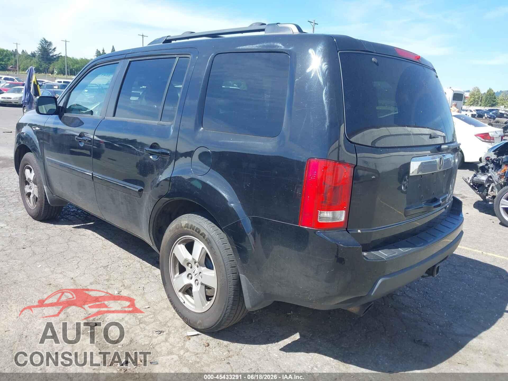 HONDA PILOT 2009 - 5FNYF48659B028795