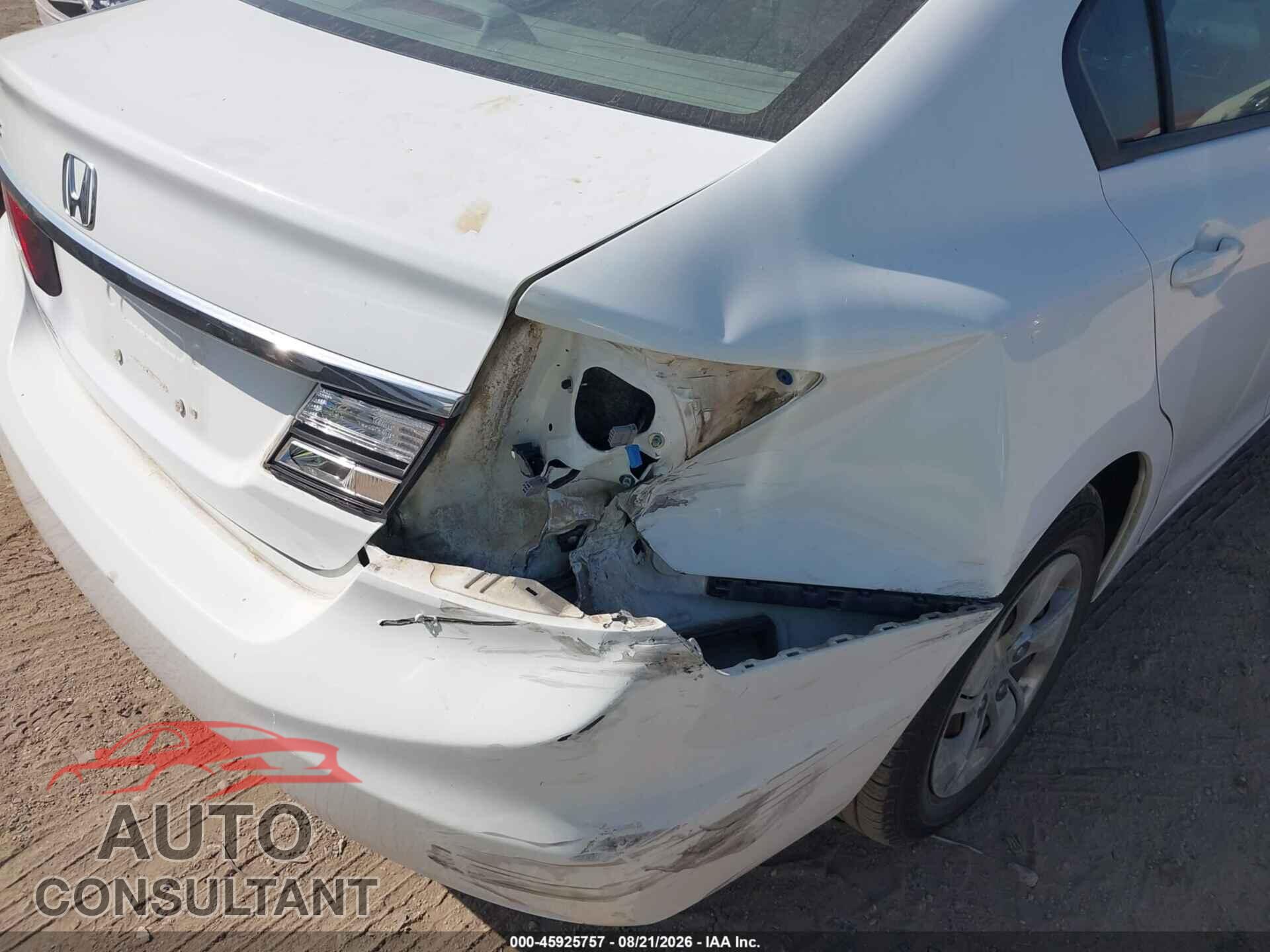 HONDA CIVIC 2014 - 19XFB2F51EE007721