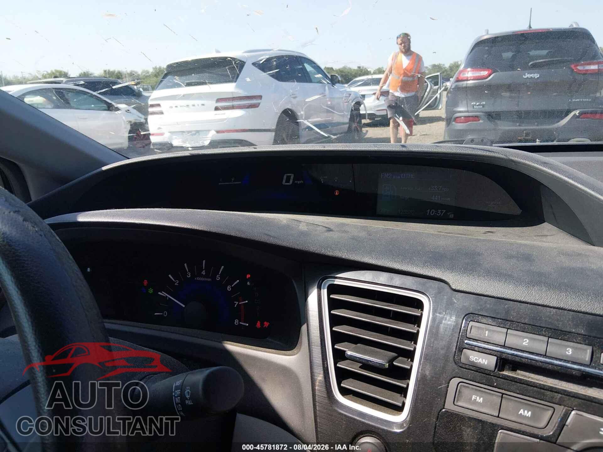 HONDA CIVIC 2013 - 19XFB2F59DE090104