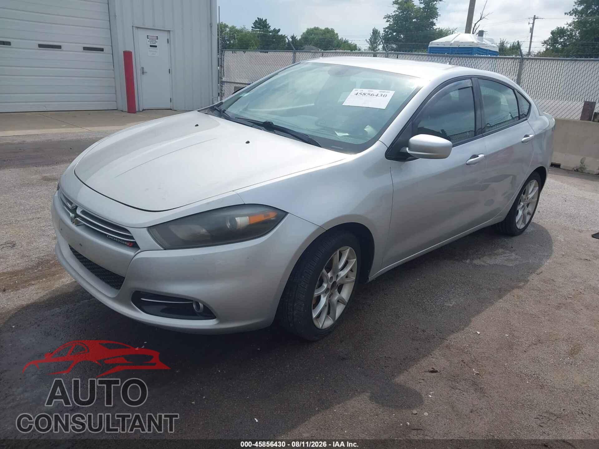 DODGE DART 2013 - 1C3CDFBA2DD307523