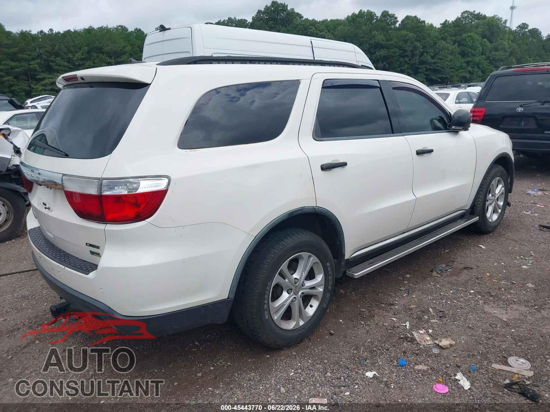 DODGE DURANGO 2012 - 1C4RDHDG1CC129935