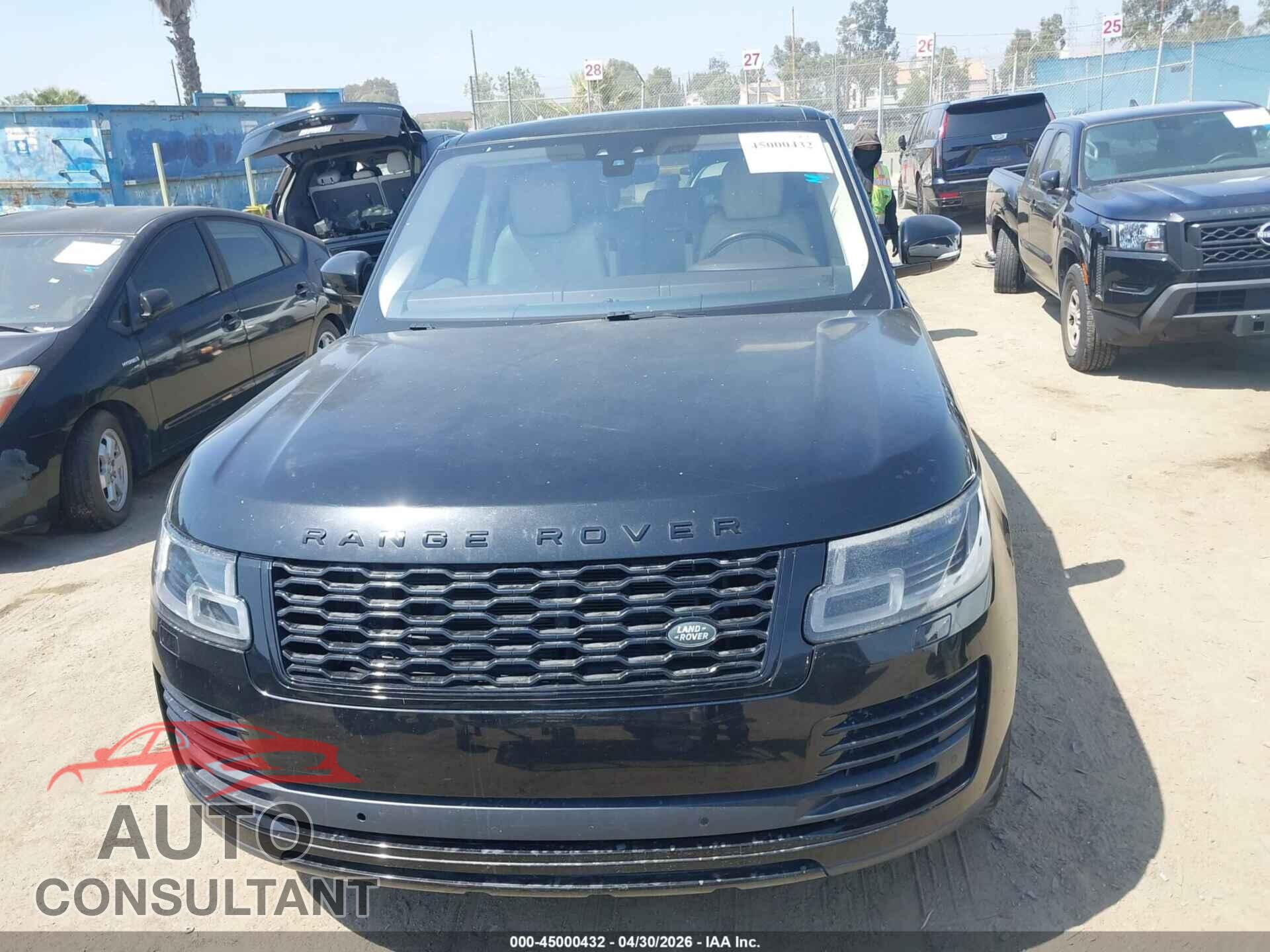 LAND ROVER RANGE ROVER 2019 - SALGS2SV5KA564665
