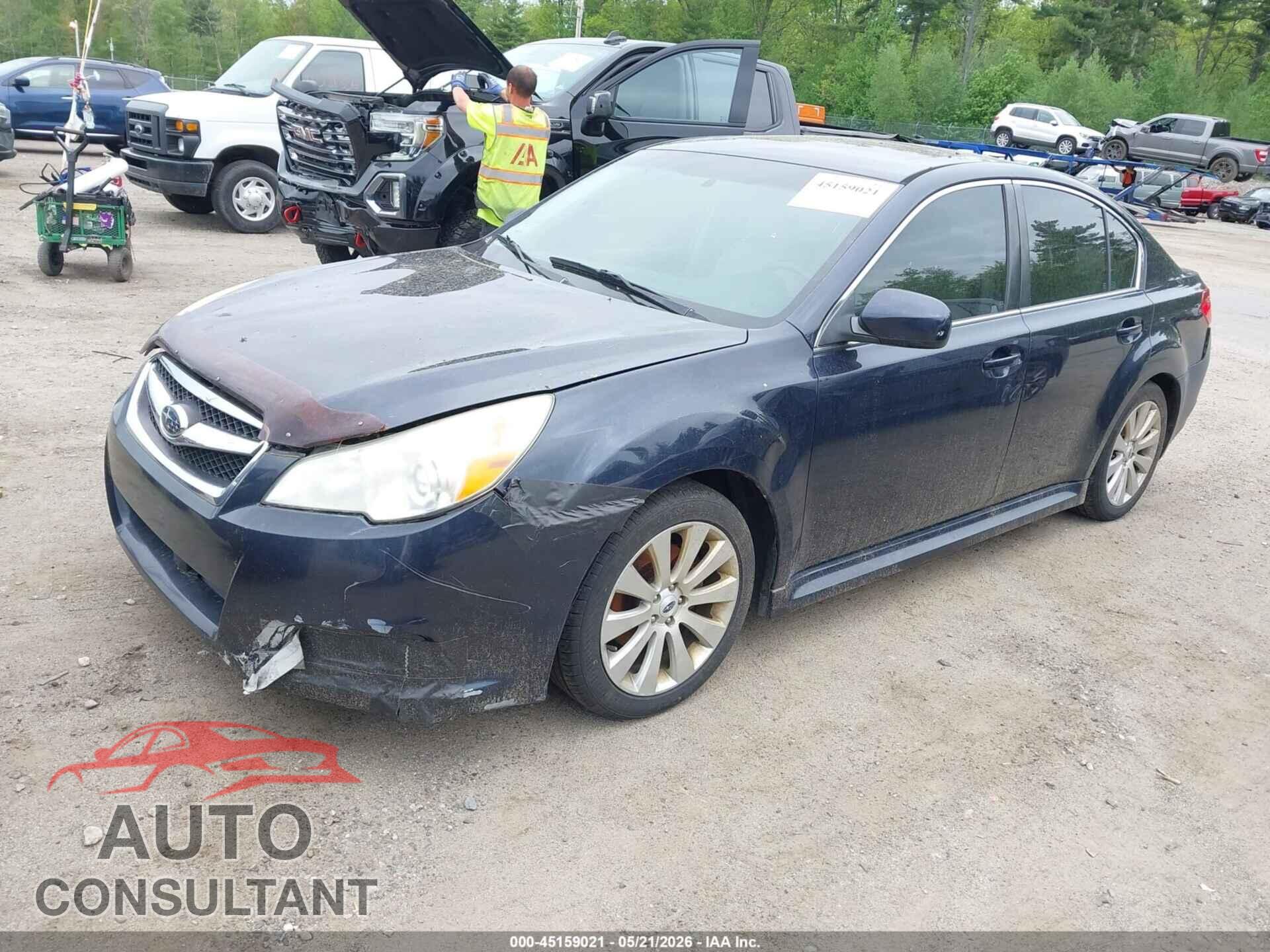 SUBARU LEGACY 2012 - 4S3BMBK64C3003237