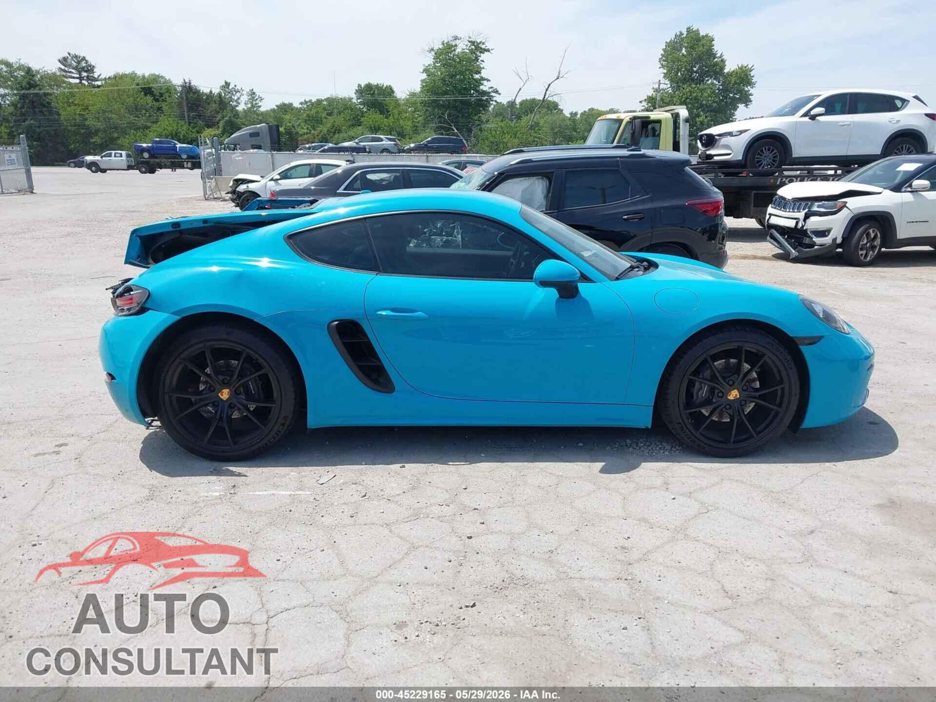 PORSCHE 718 CAYMAN 2017 - WP0AA2A82HS270784