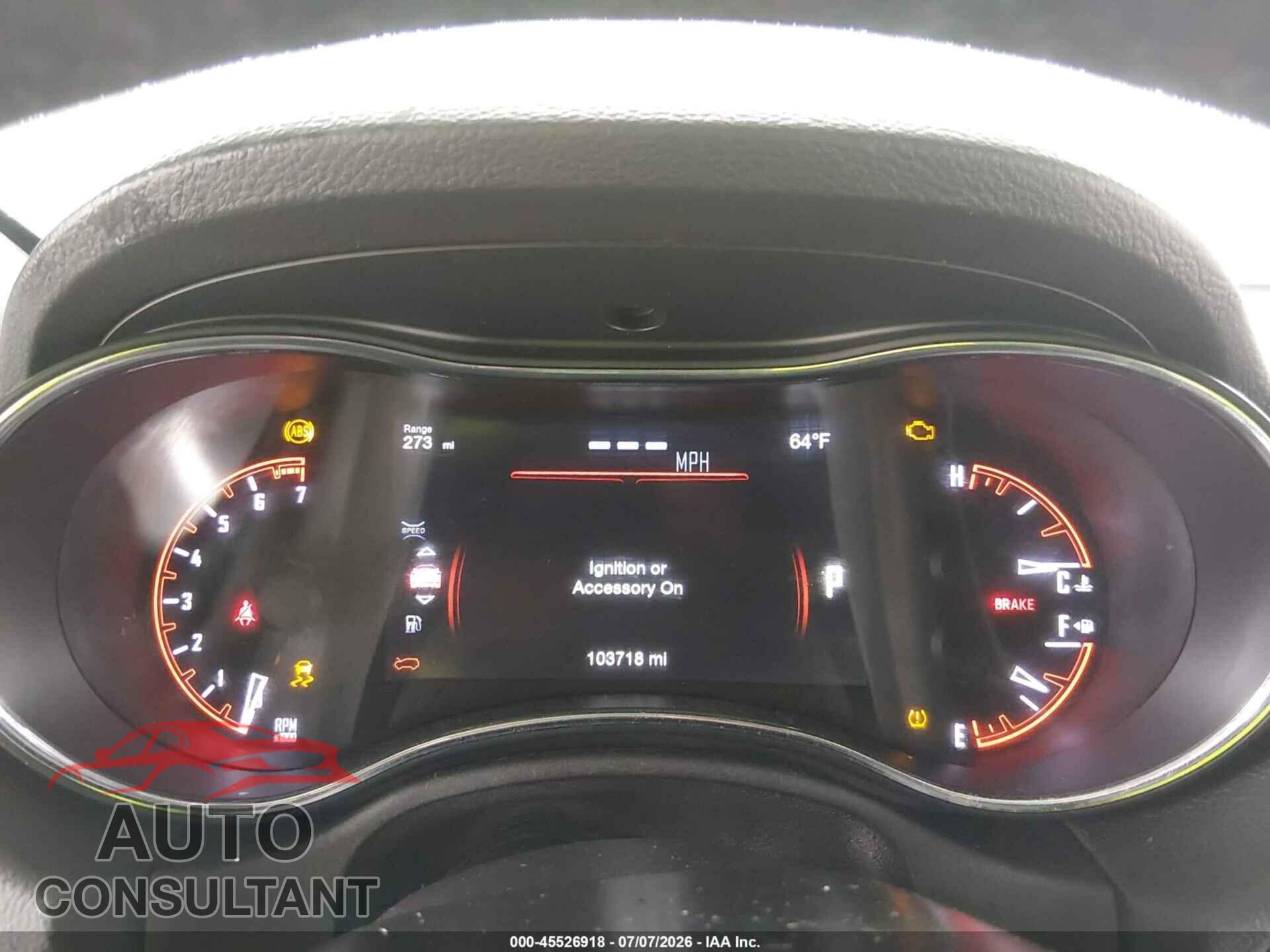DODGE DURANGO 2017 - 1C4RDJDG5HC854873