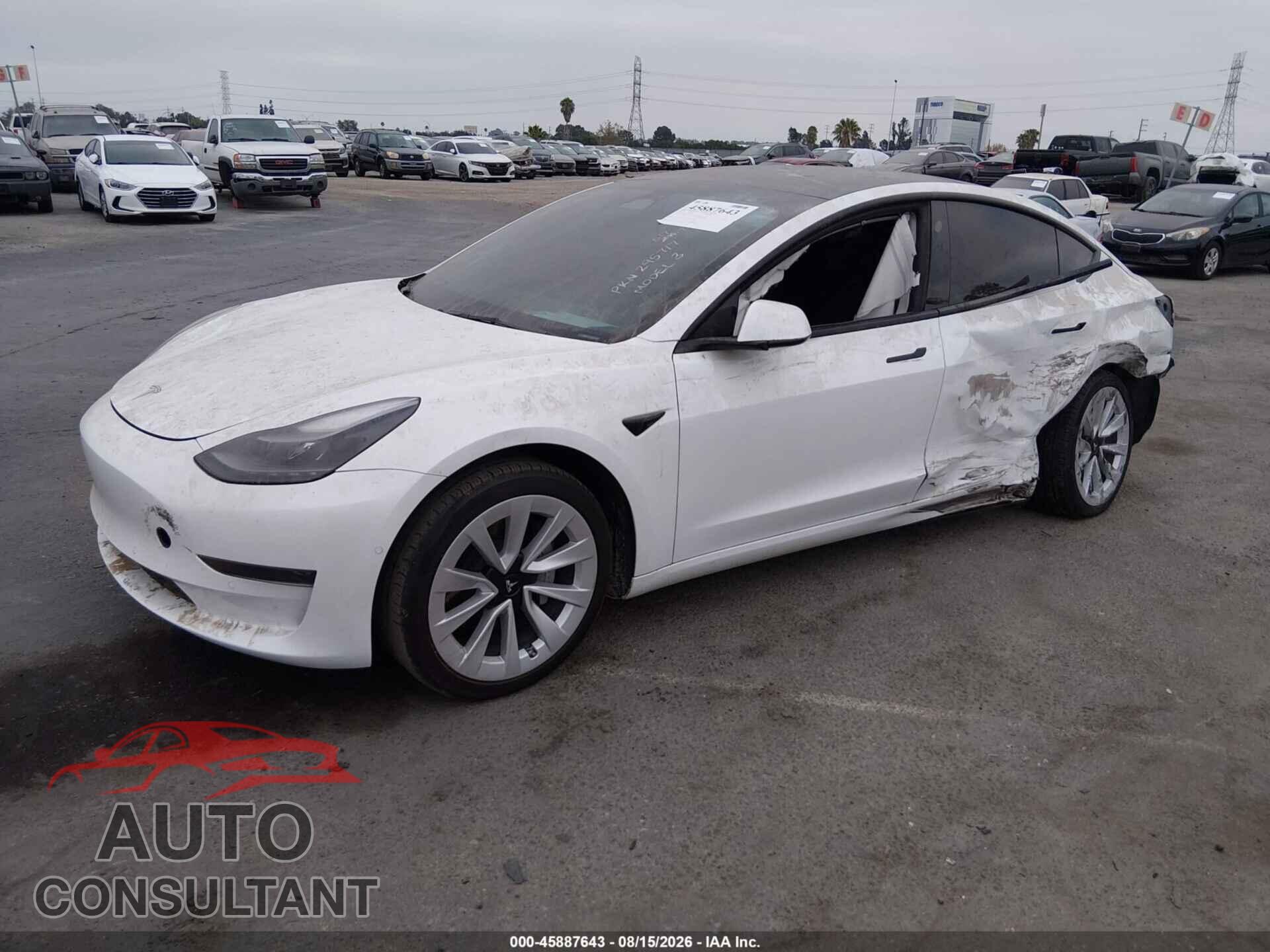 TESLA MODEL 3 2022 - 5YJ3E1EA6NF295717