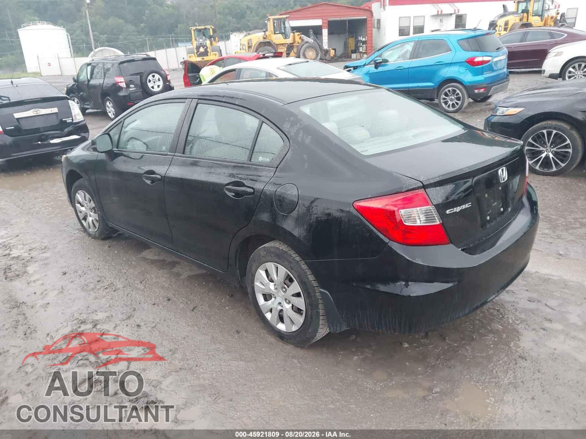 HONDA CIVIC 2012 - 2HGFB2F59CH582233