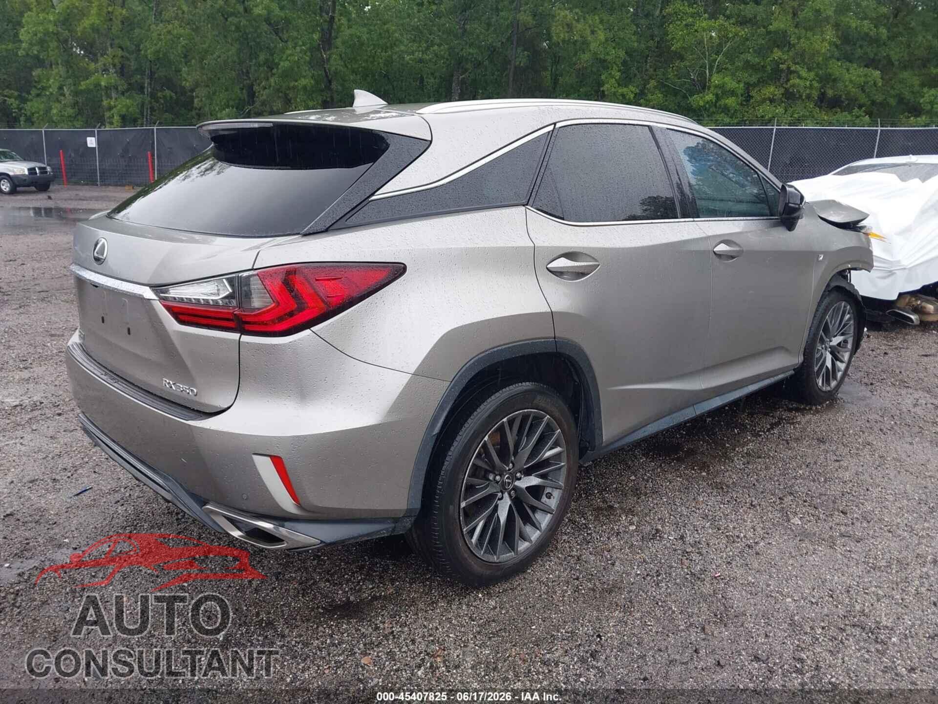 LEXUS RX 350 2017 - 2T2ZZMCA0HC063525