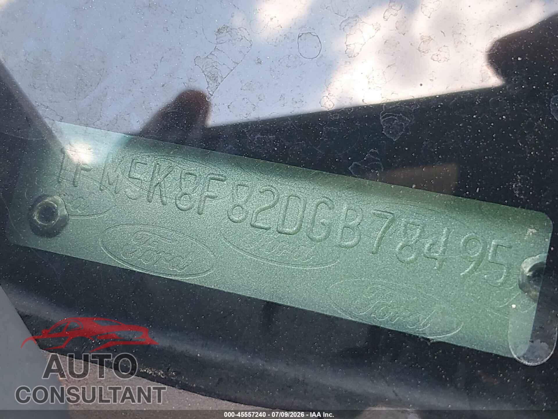 FORD EXPLORER 2013 - 1FM5K8F82DGB78495