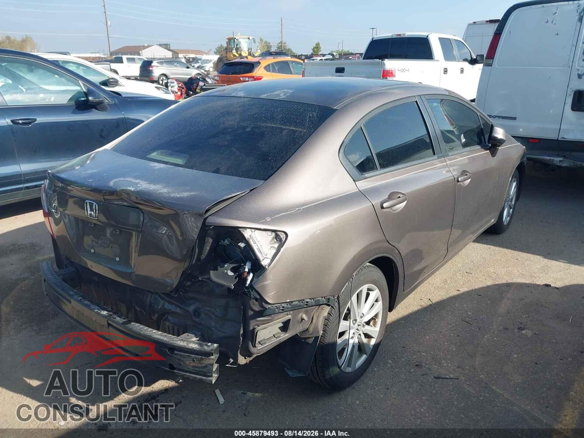 HONDA CIVIC 2012 - 2HGFB2F99CH518423