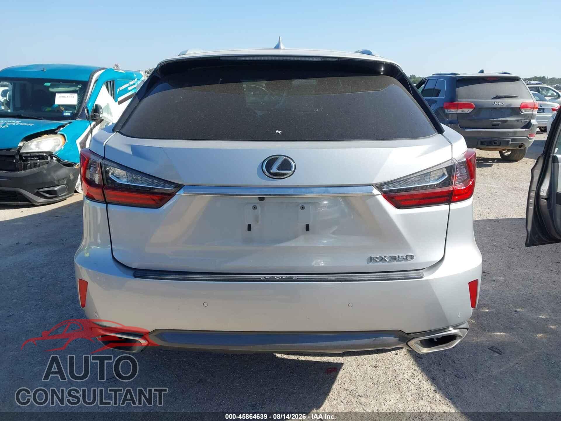 LEXUS RX 350 2017 - 2T2ZZMCA7HC045653