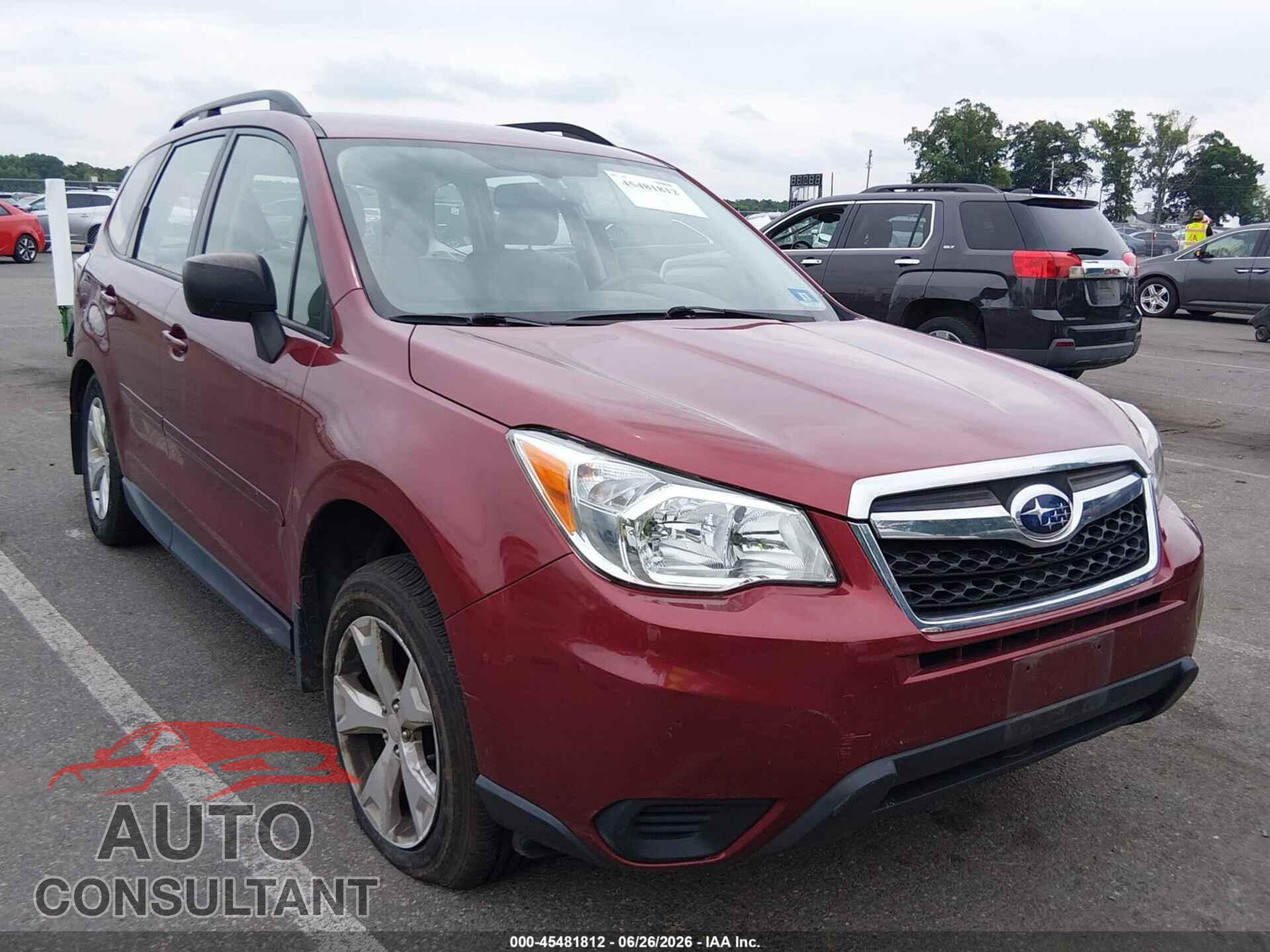 SUBARU FORESTER 2015 - JF2SJABC0FH816771