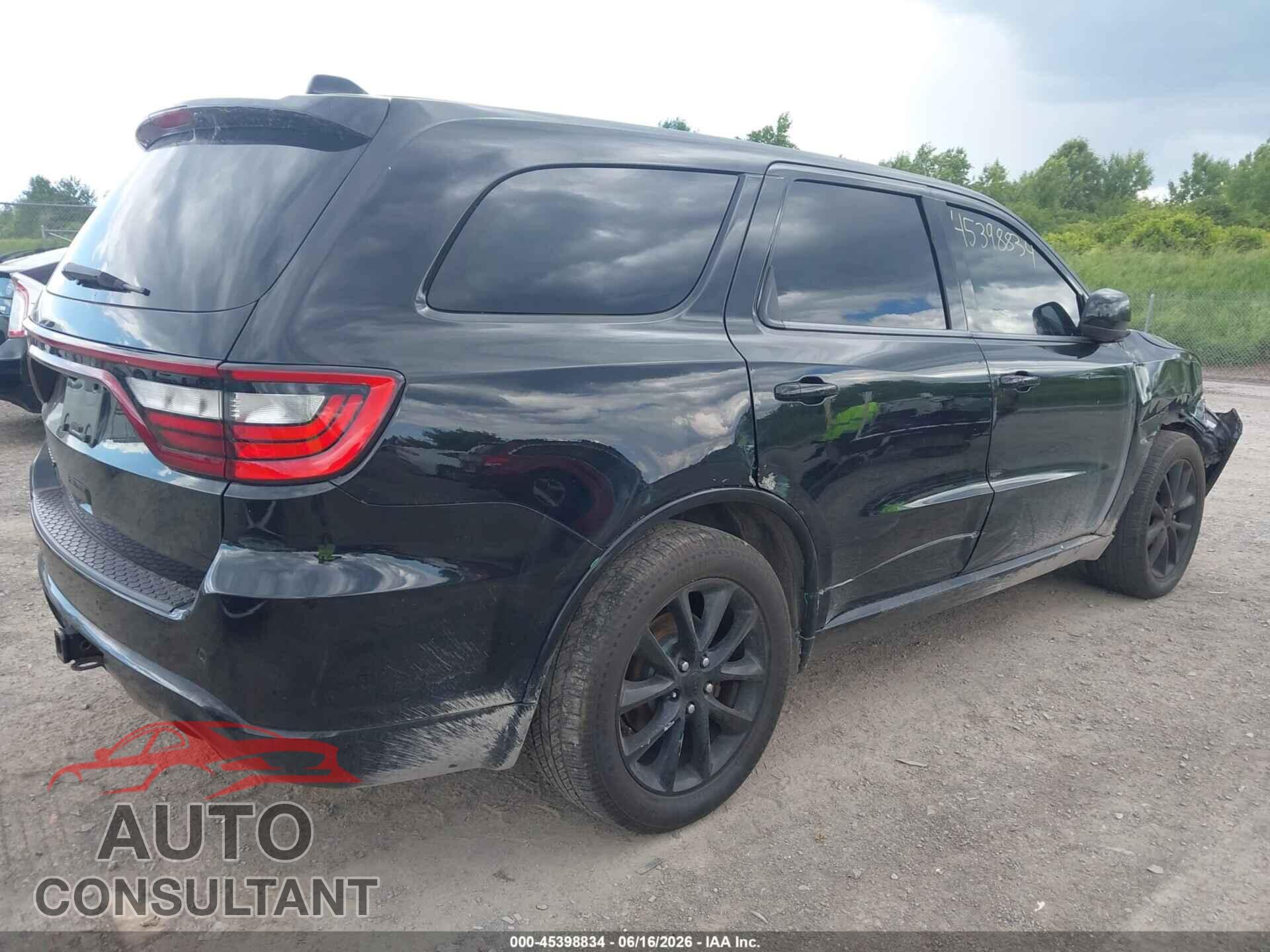 DODGE DURANGO 2018 - 1C4RDJAG2JC134246