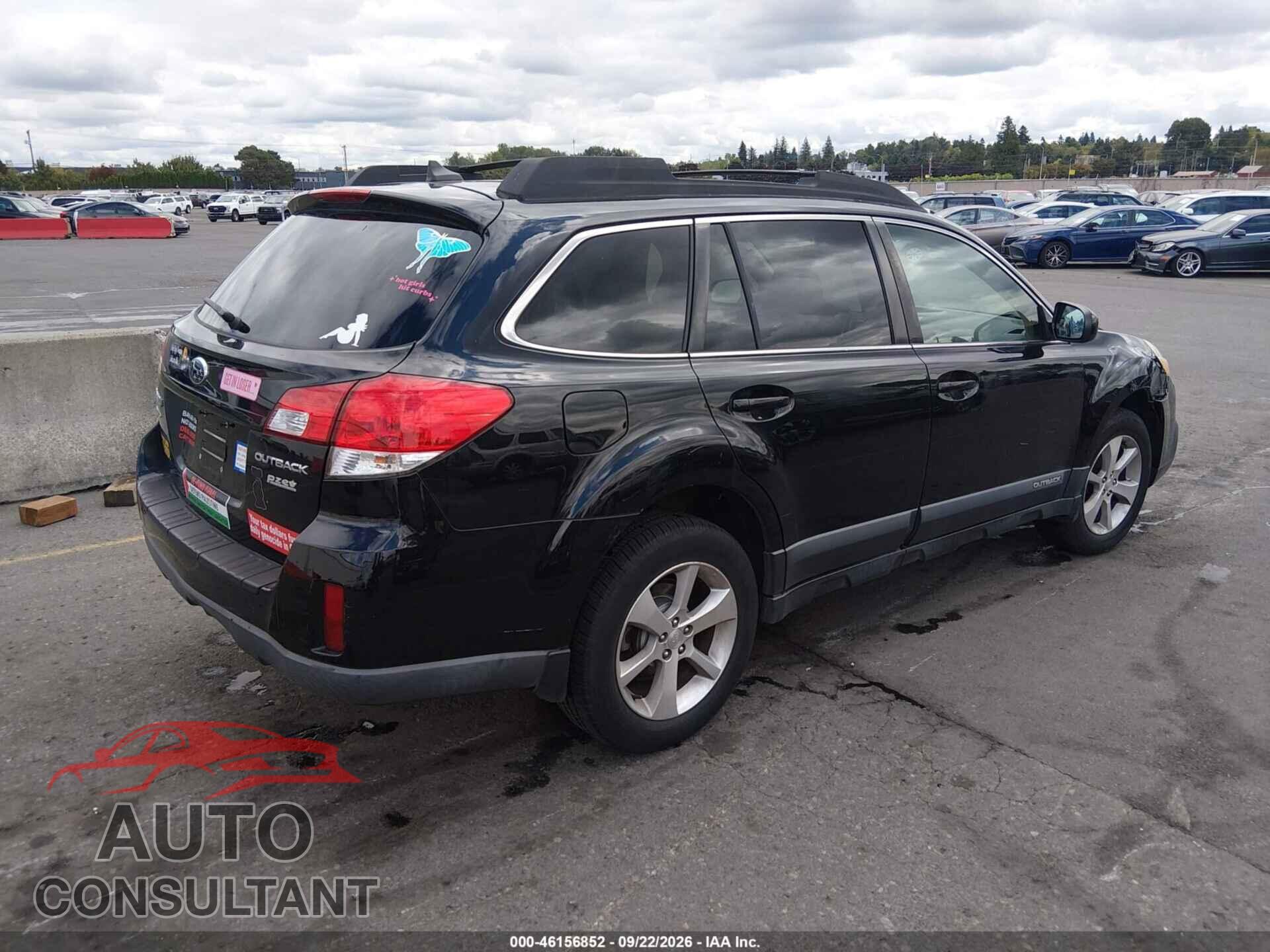 SUBARU OUTBACK 2013 - 4S4BRBKC8D3290814