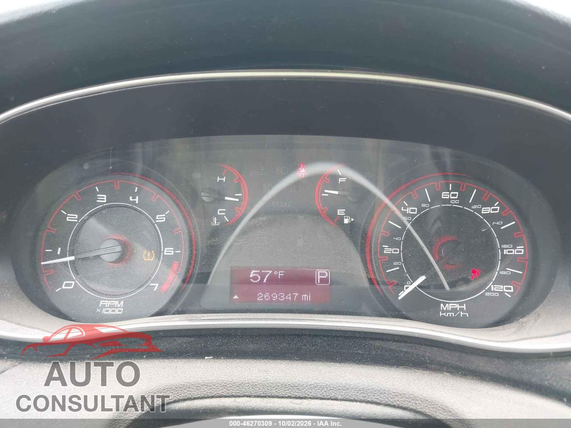 DODGE DART 2013 - 1C3CDFBA7DD308618