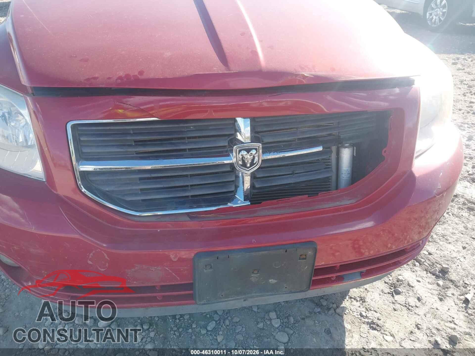 DODGE CALIBER 2012 - 1C3CDWDA5CD527461