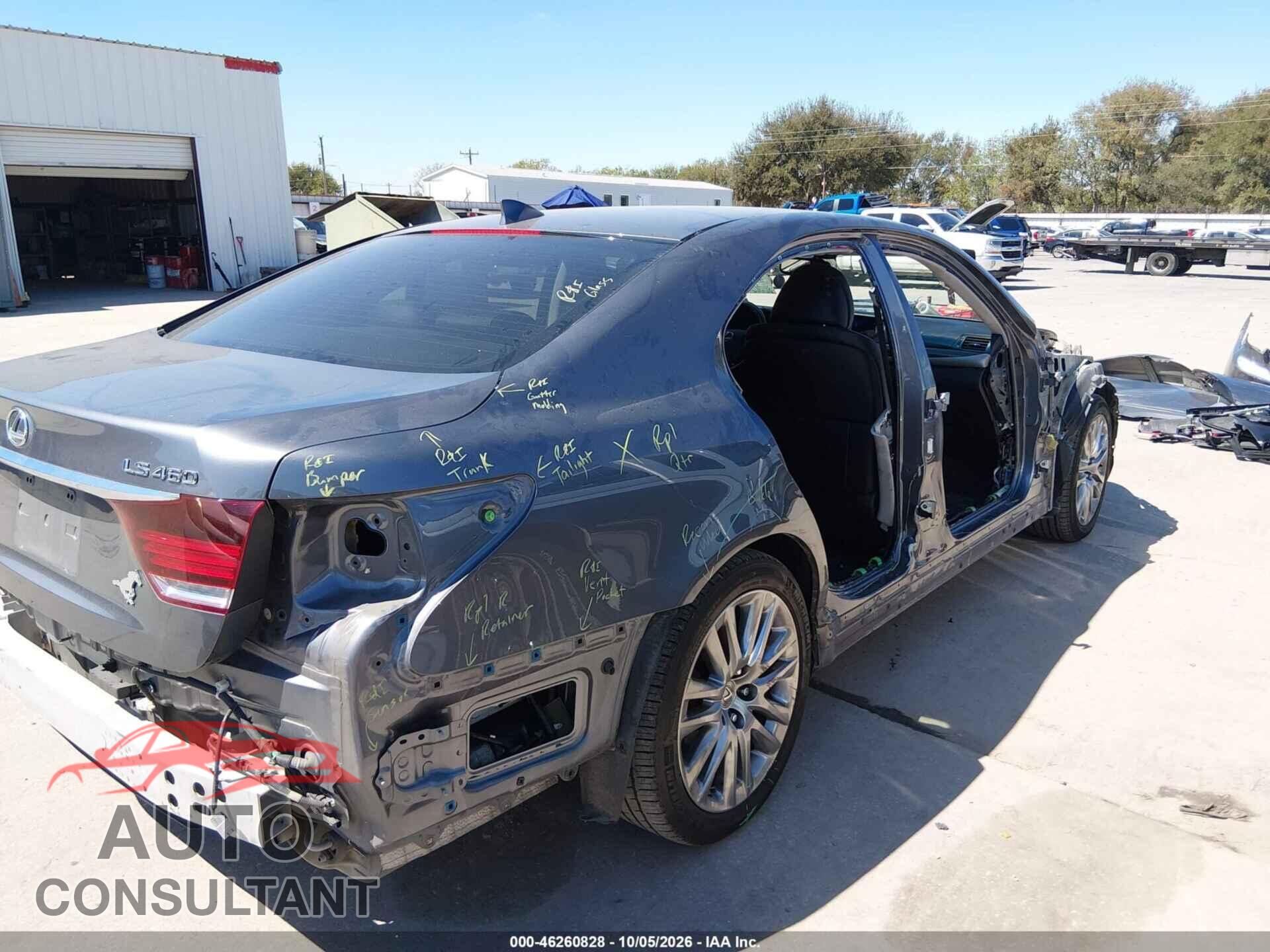 LEXUS LS 460 2017 - JTHBL5EF3H5144889
