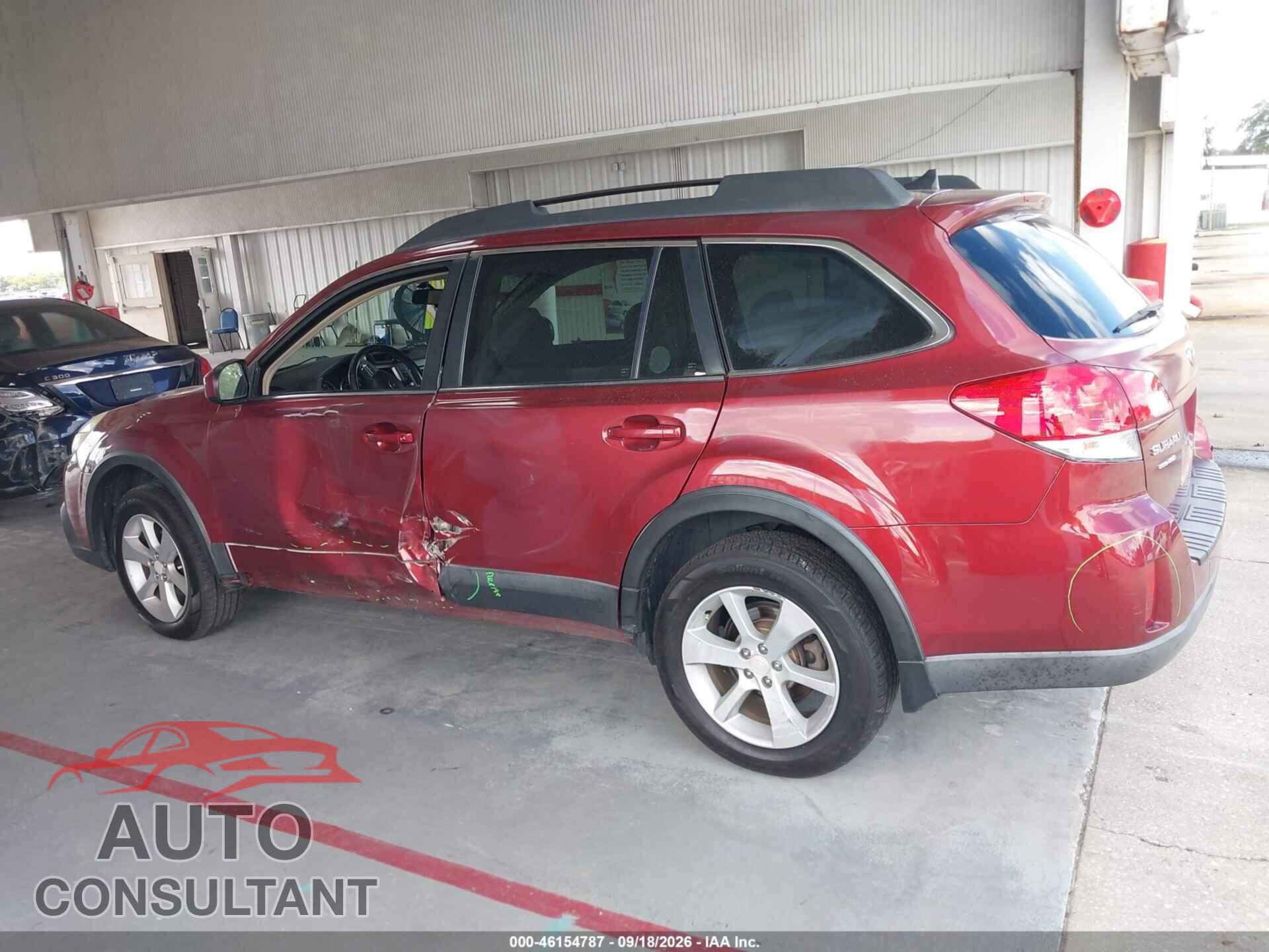 SUBARU OUTBACK 2014 - 4S4BRCCC2E3255014