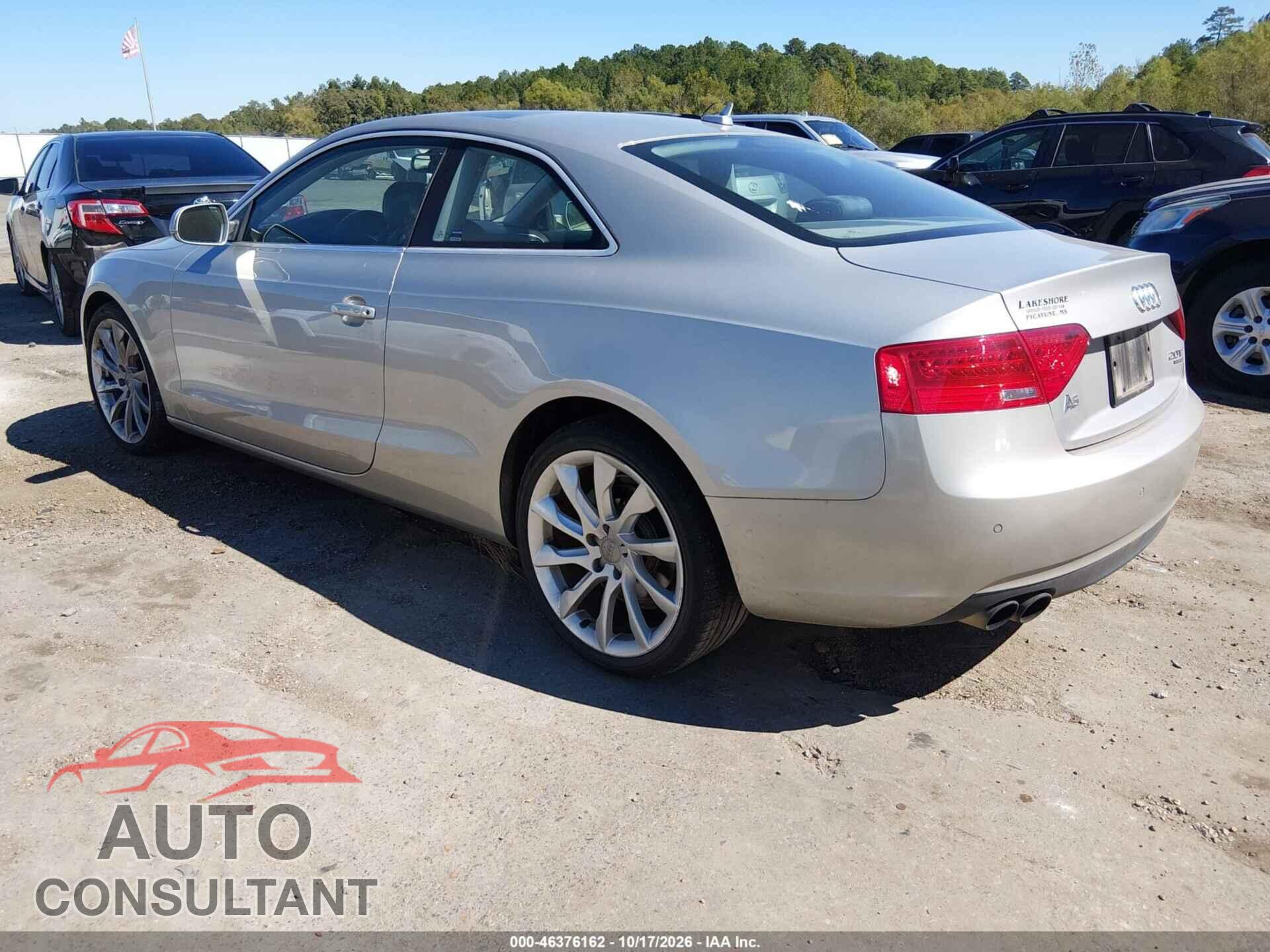 AUDI A5 2013 - WAULFAFR1DA038986
