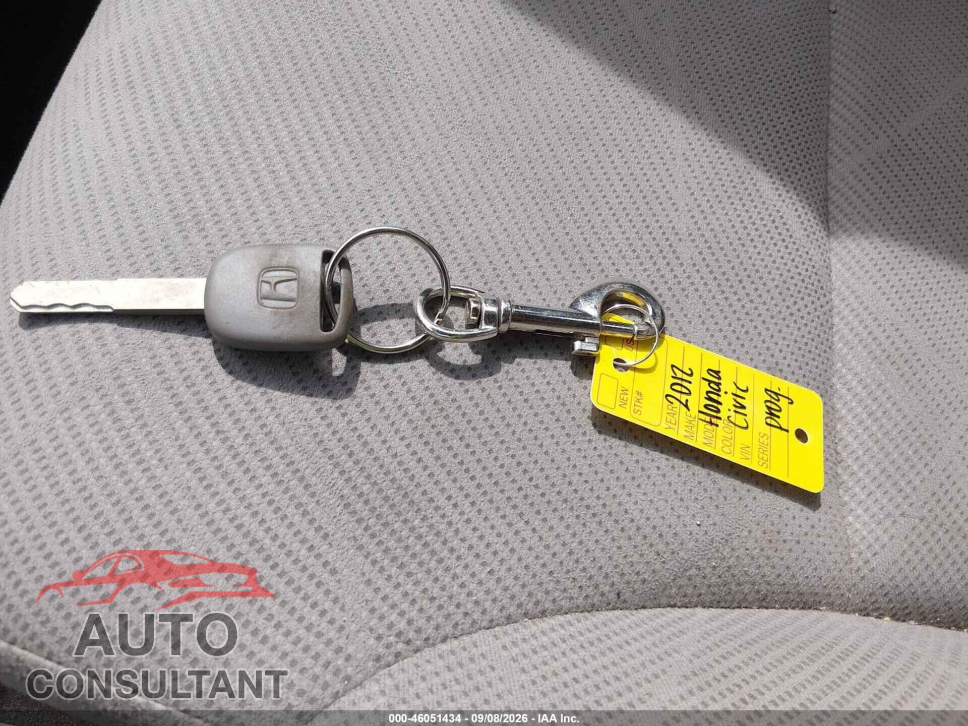 HONDA CIVIC 2012 - 2HGFB2F61CH319923