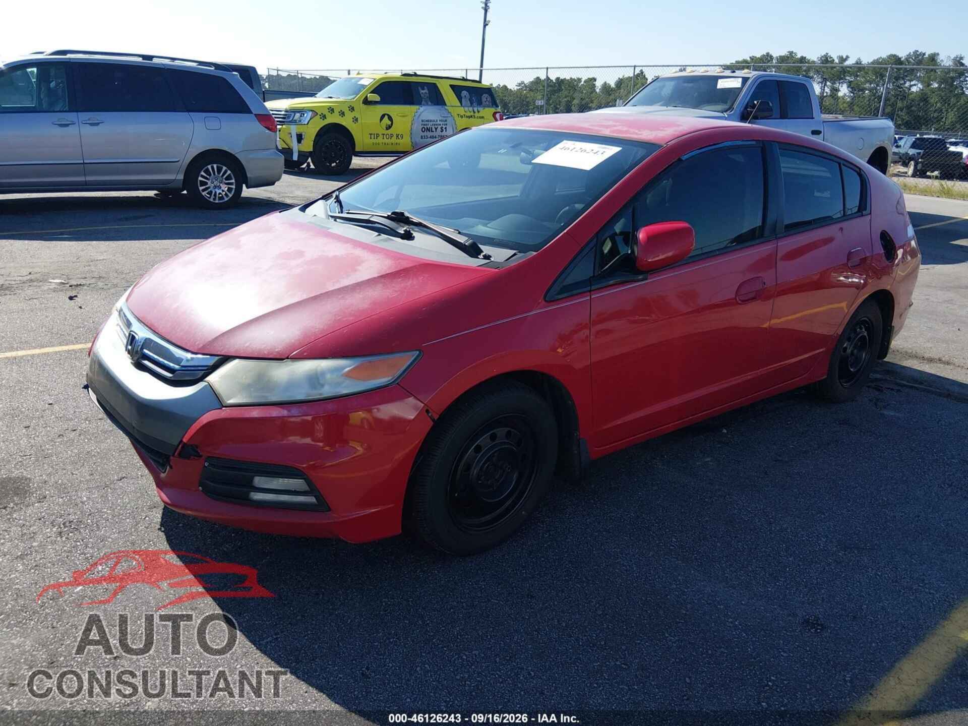 HONDA INSIGHT 2012 - JHMZE2H58CS002753